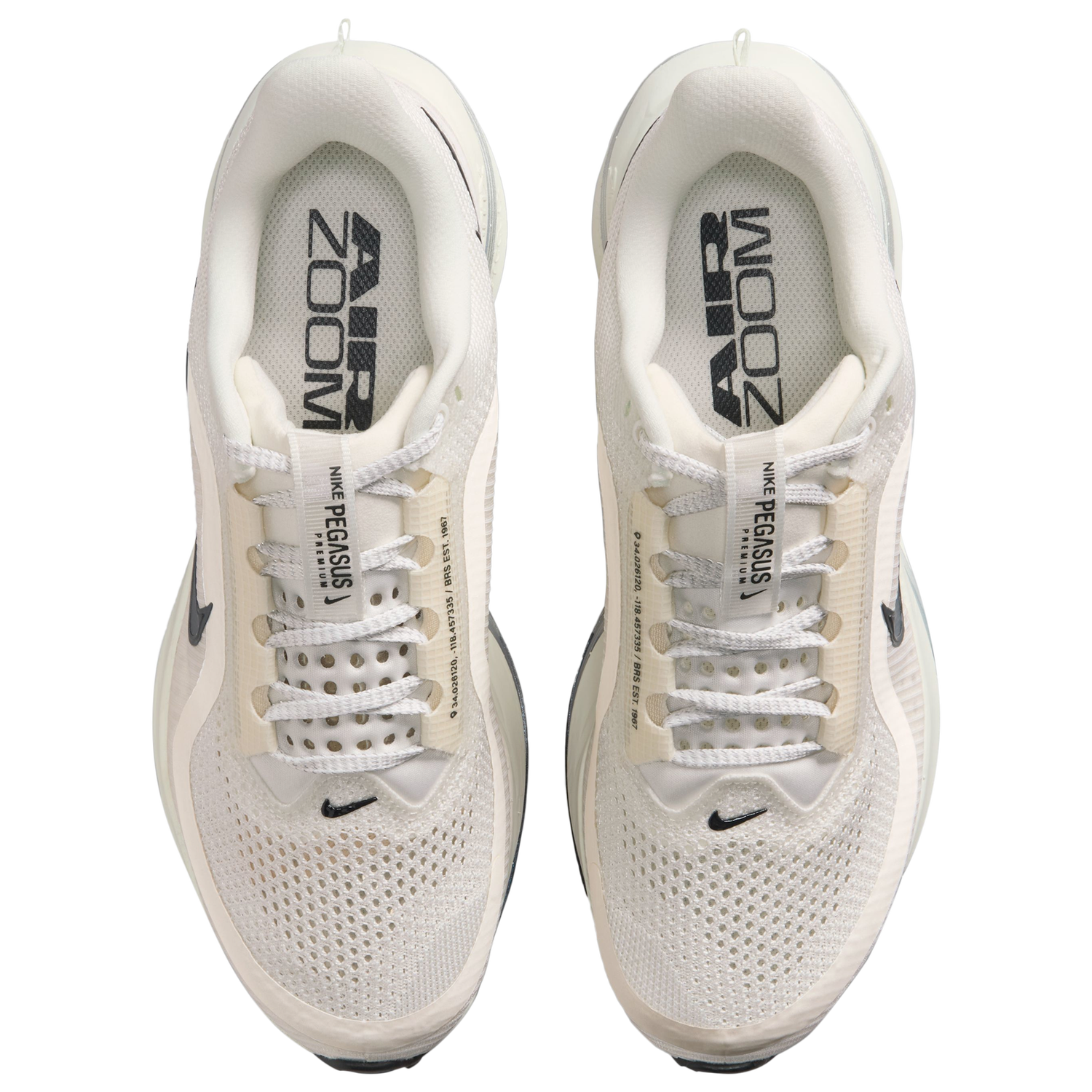 Nike Pegasus Premium - Women's - Off Noir/Metallic Silver/Sail