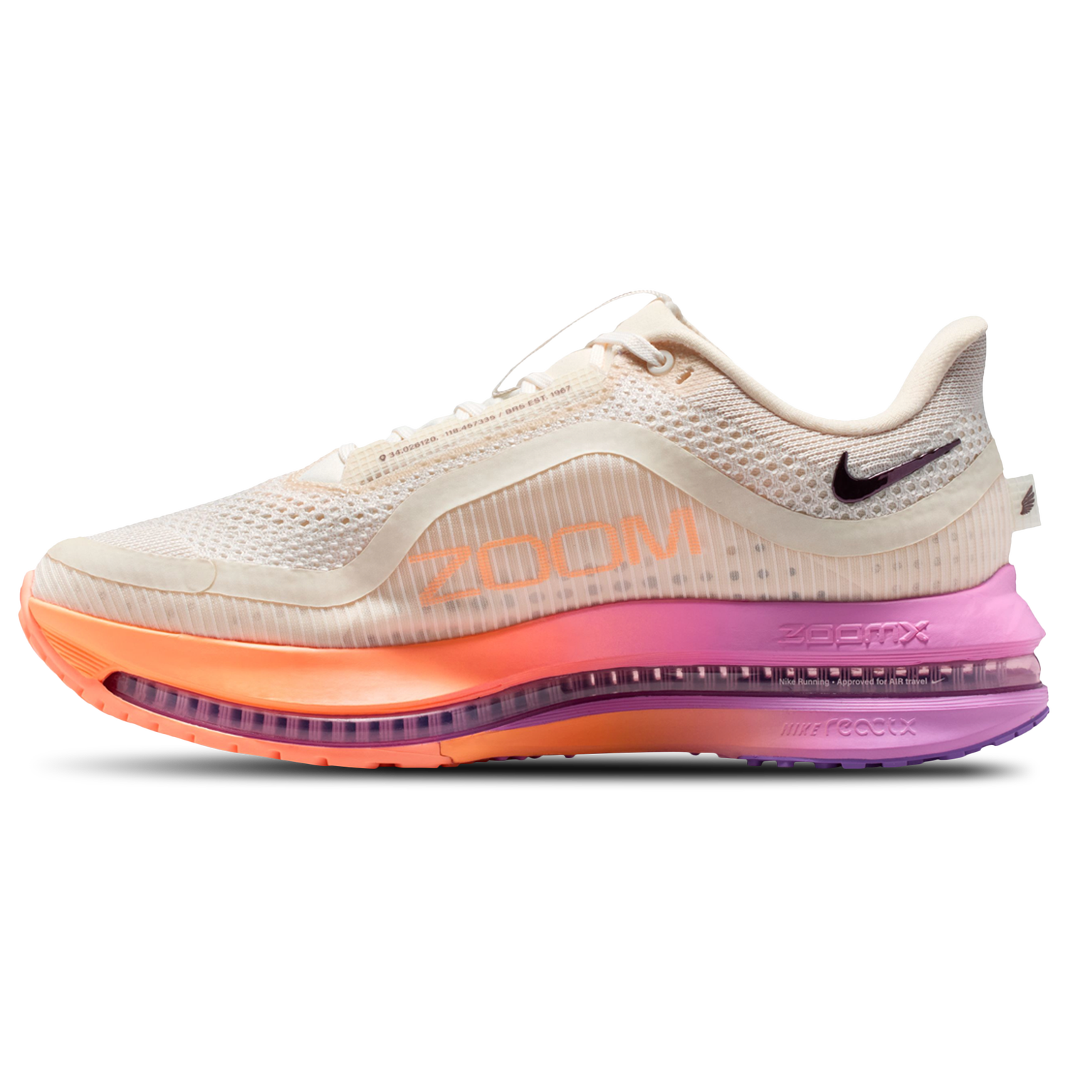 Nike Pegasus Premium - Women's - Chalk/Tattoo/Orange Pulse