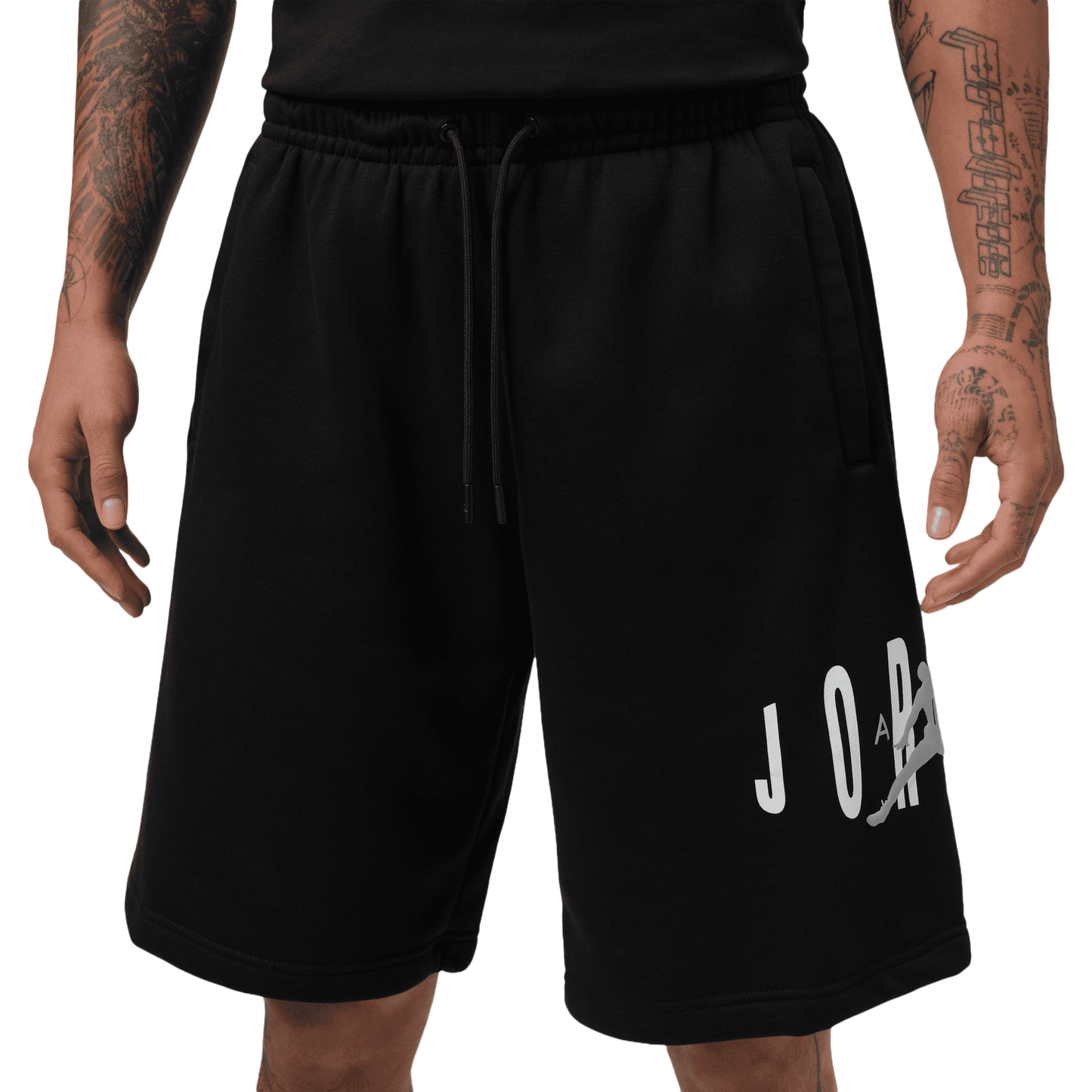 Jordan Brooklyn Stretch Fleece Short - Men's - Black/Wolf Grey