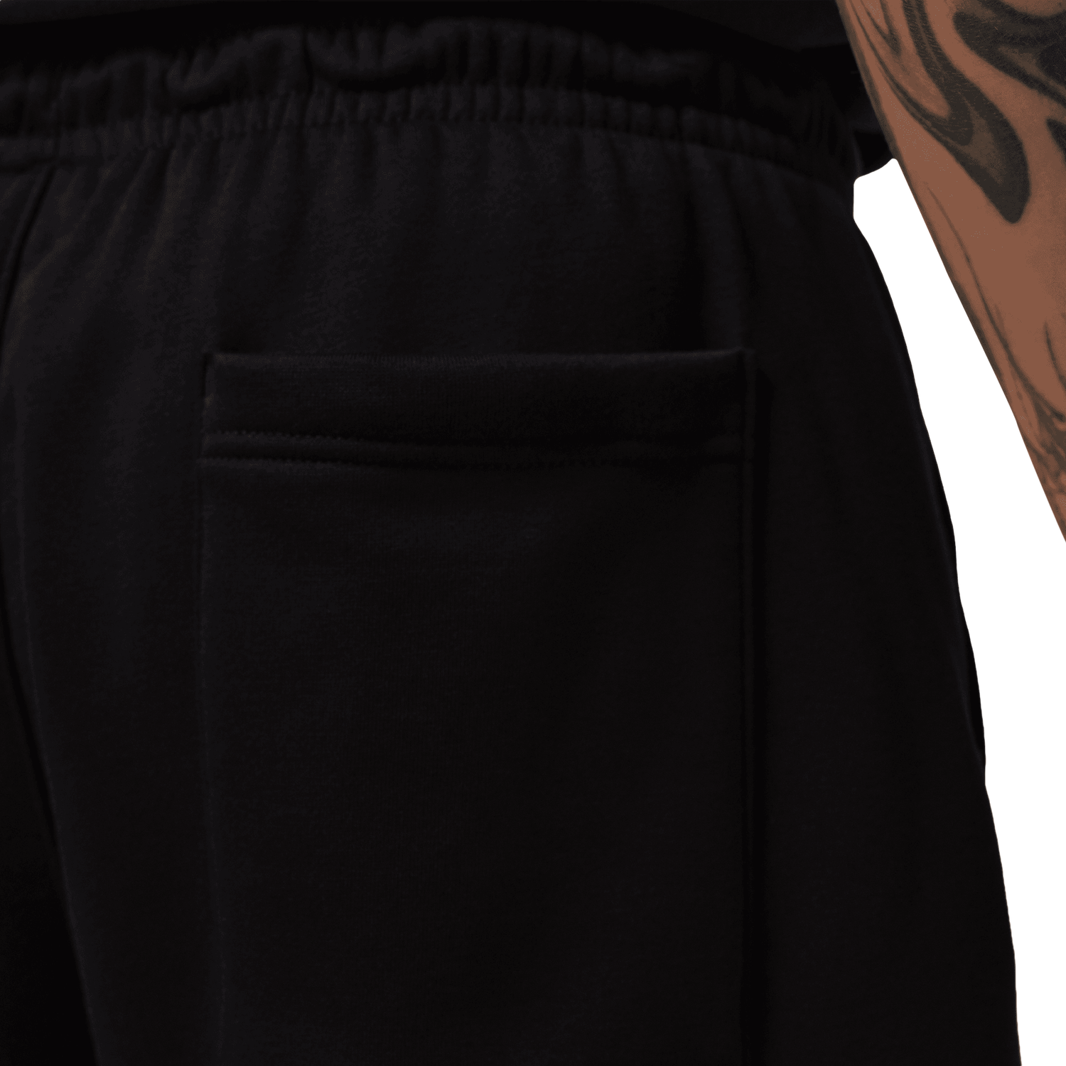 Jordan Brooklyn Stretch Fleece Short - Men's - Black/Wolf Grey