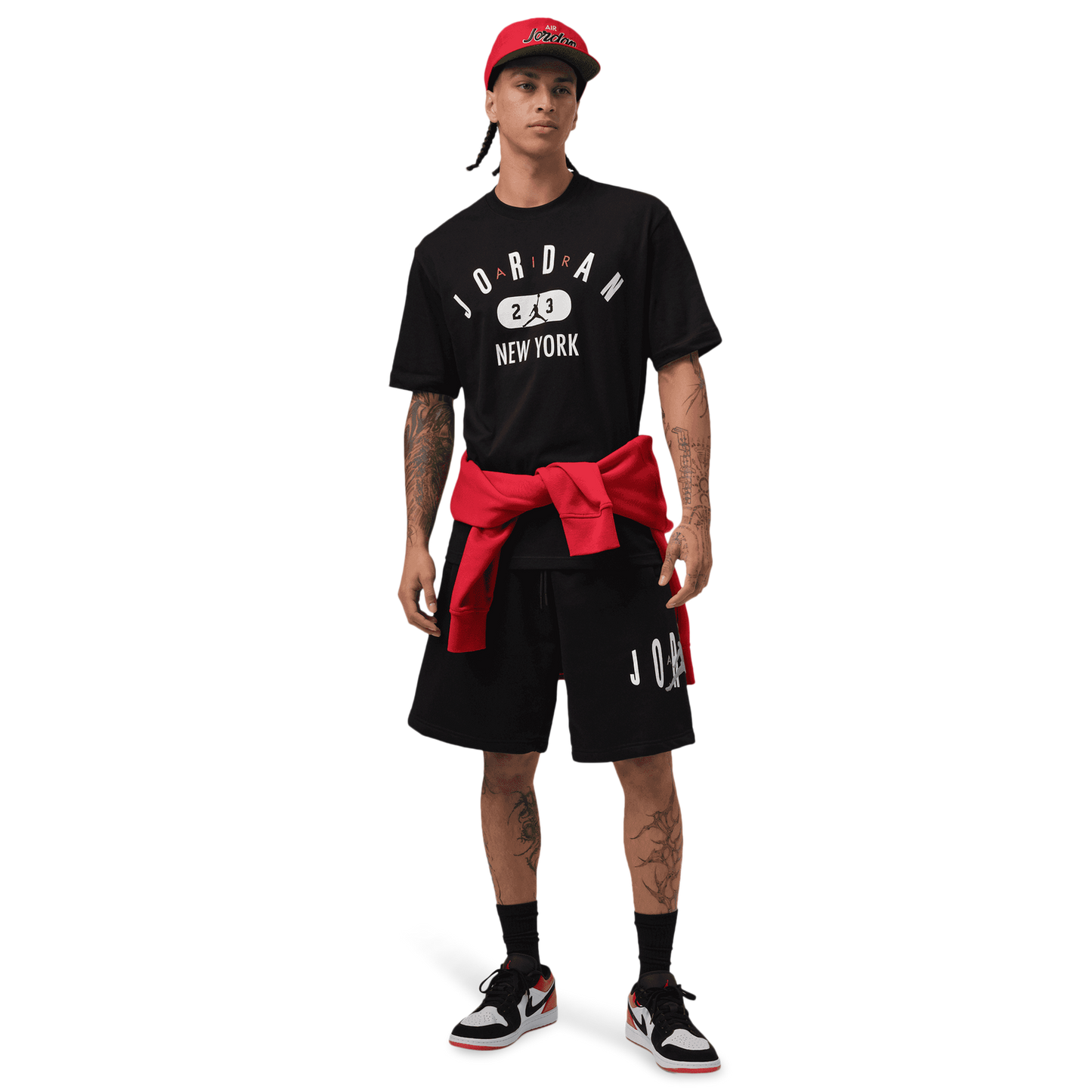 Jordan Brooklyn Stretch Fleece Short - Men's - Black/Wolf Grey