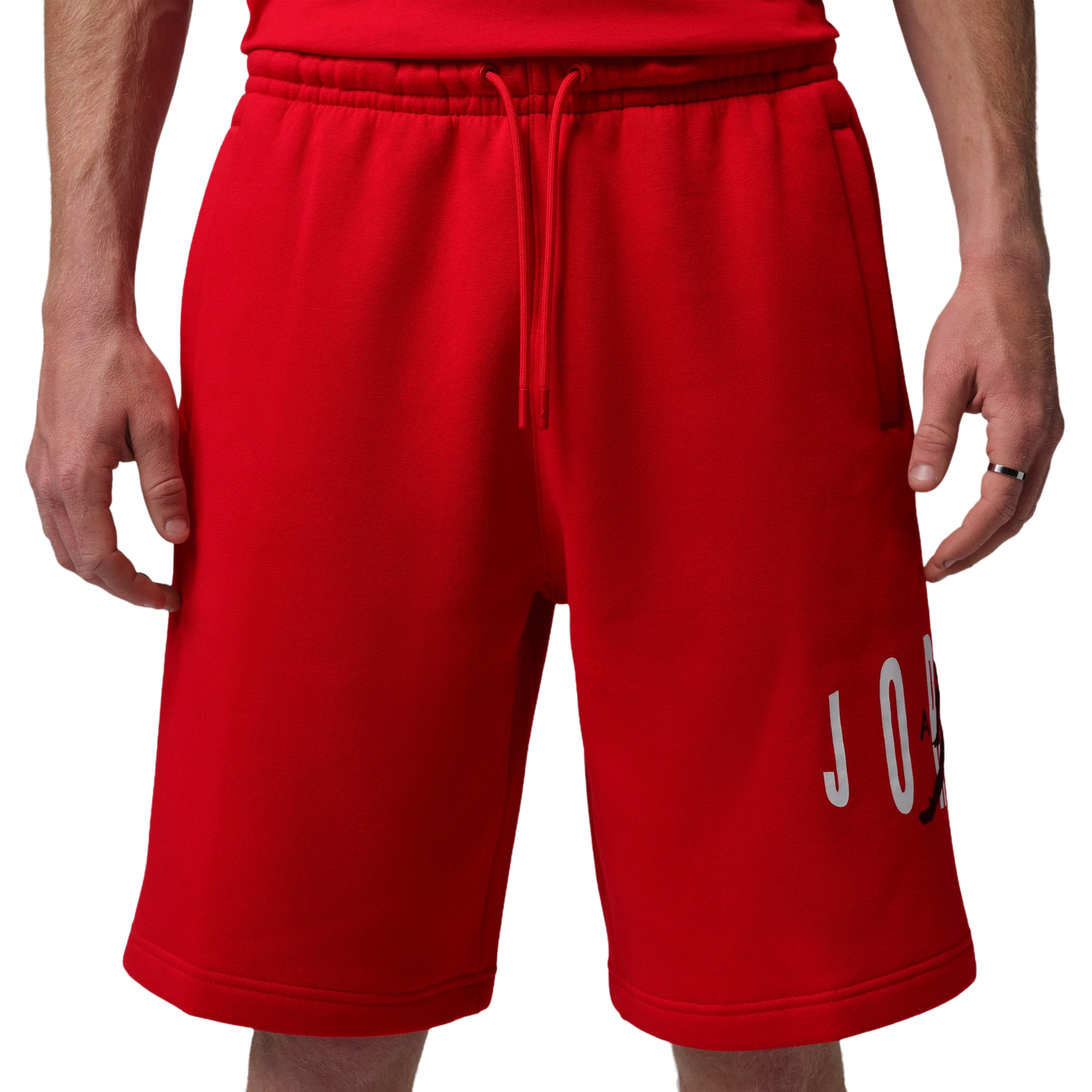Jordan Essentials Cat Scratch Shorts - Men's - Black/Fire Red
