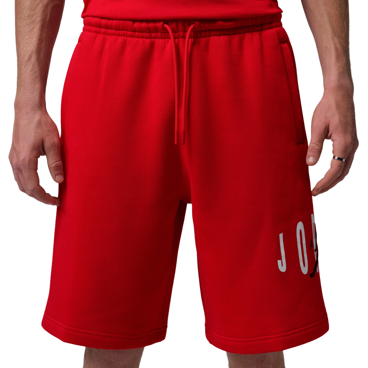 Jordan Essentials Cat Scratch Shorts - Men's - Black/Fire Red