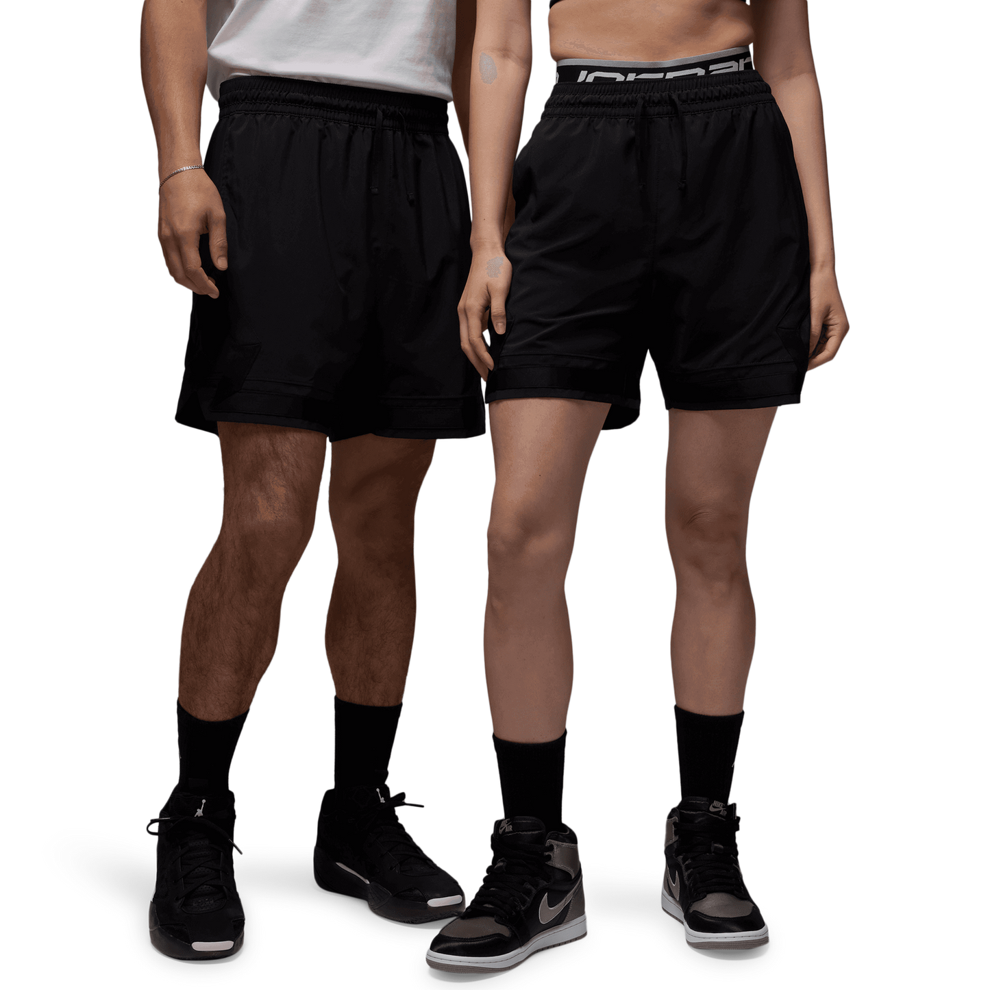 Jordan Dri-FIT Sport Woven Diamond Shorts - Men's - Black/Black