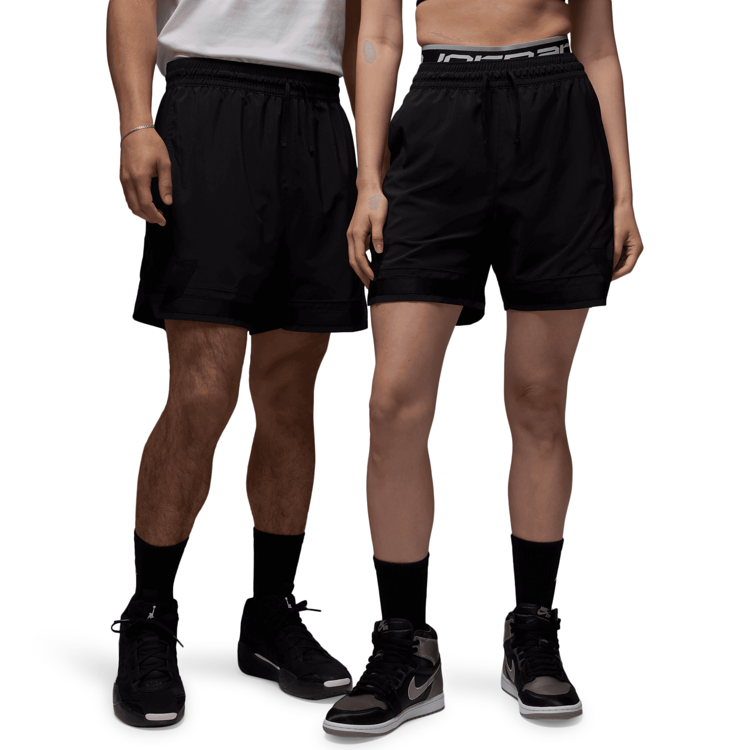 Jordan Dri-FIT Sport Woven Diamond Shorts - Men's - Black/Black
