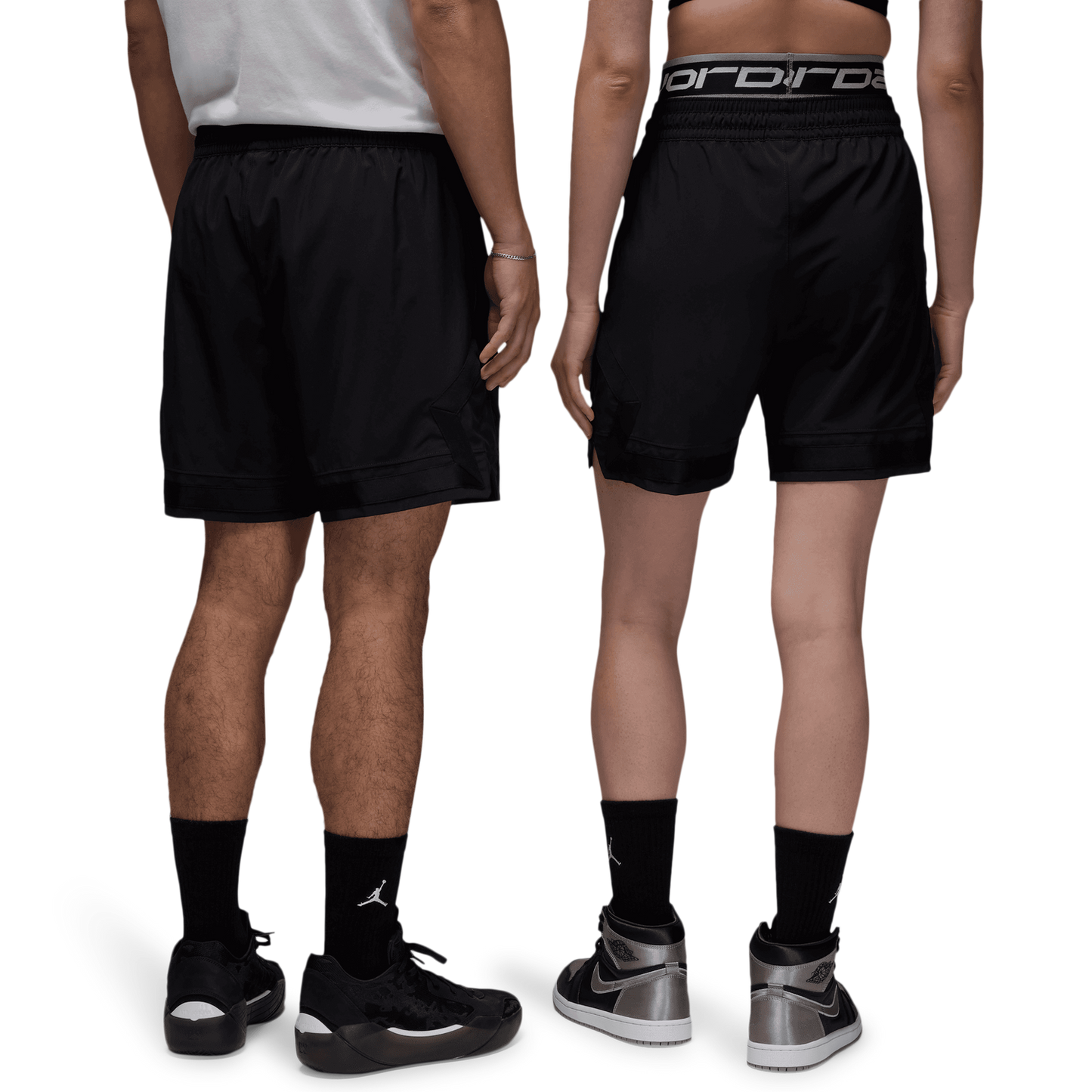 Jordan Dri-FIT Sport Woven Diamond Shorts - Men's - Black/Black