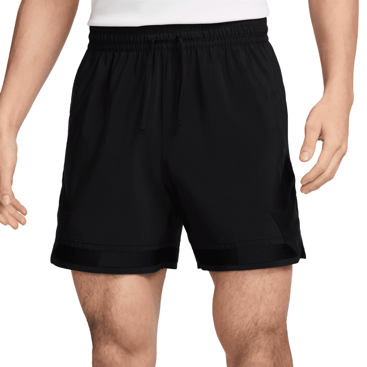 Jordan Dri-FIT Sport Woven Diamond Shorts - Men's - Black/Black