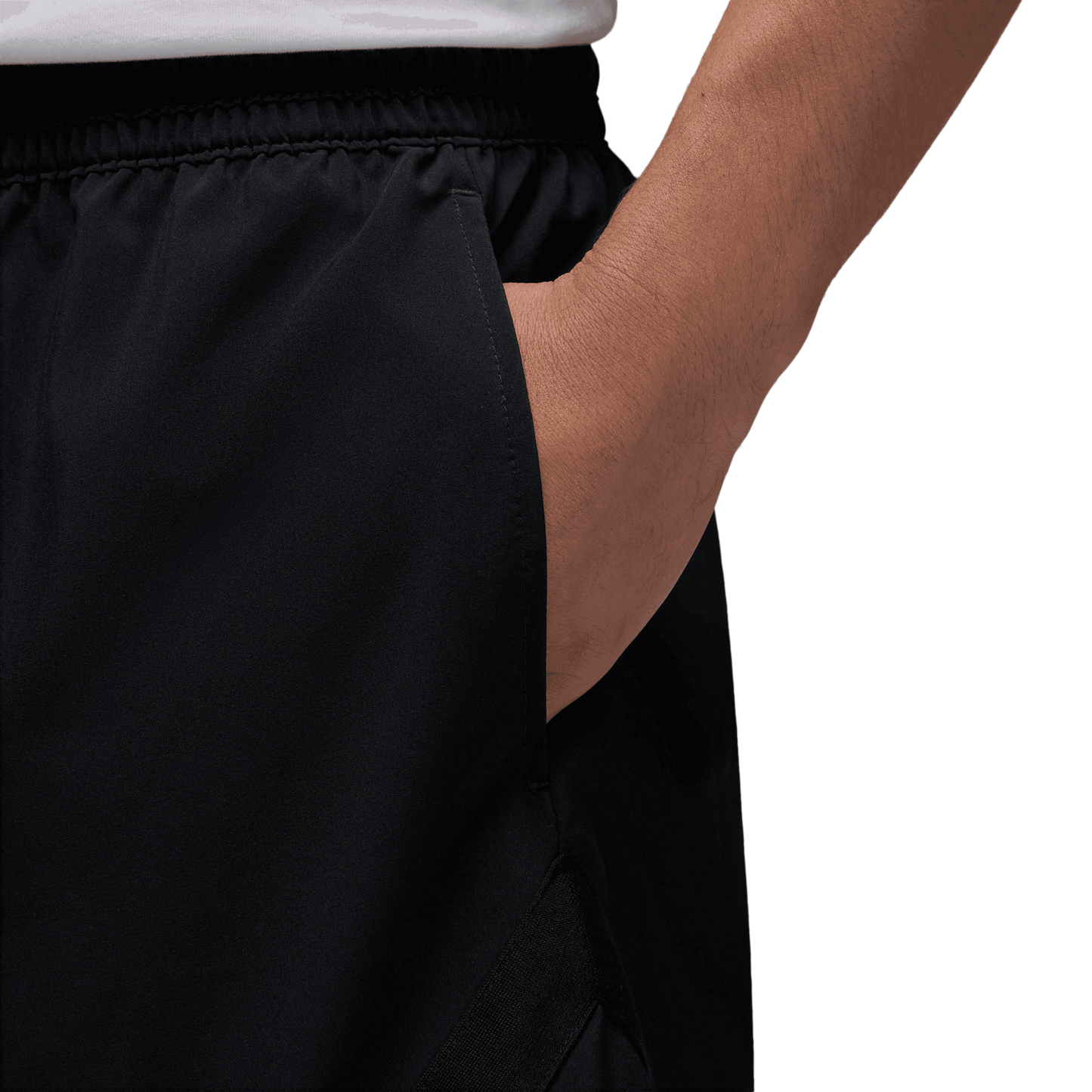 Jordan Dri-FIT Sport Woven Diamond Shorts - Men's - Black/Black