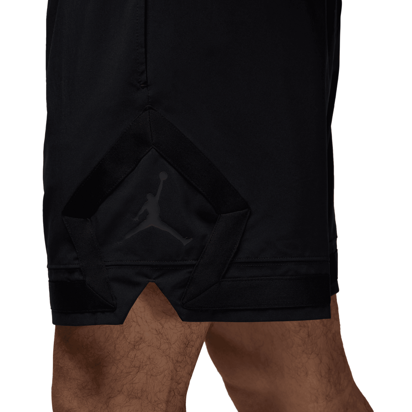 Jordan Dri-FIT Sport Woven Diamond Shorts - Men's - Black/Black