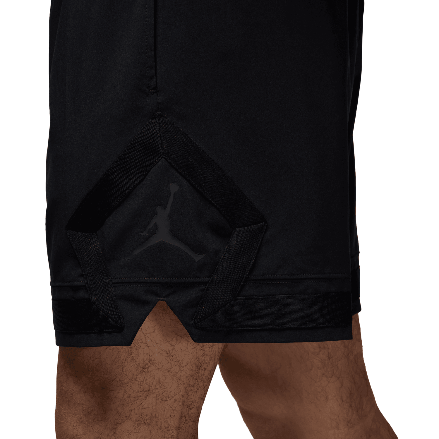 Jordan Dri-FIT Sport Woven Diamond Shorts - Men's - Black/Black