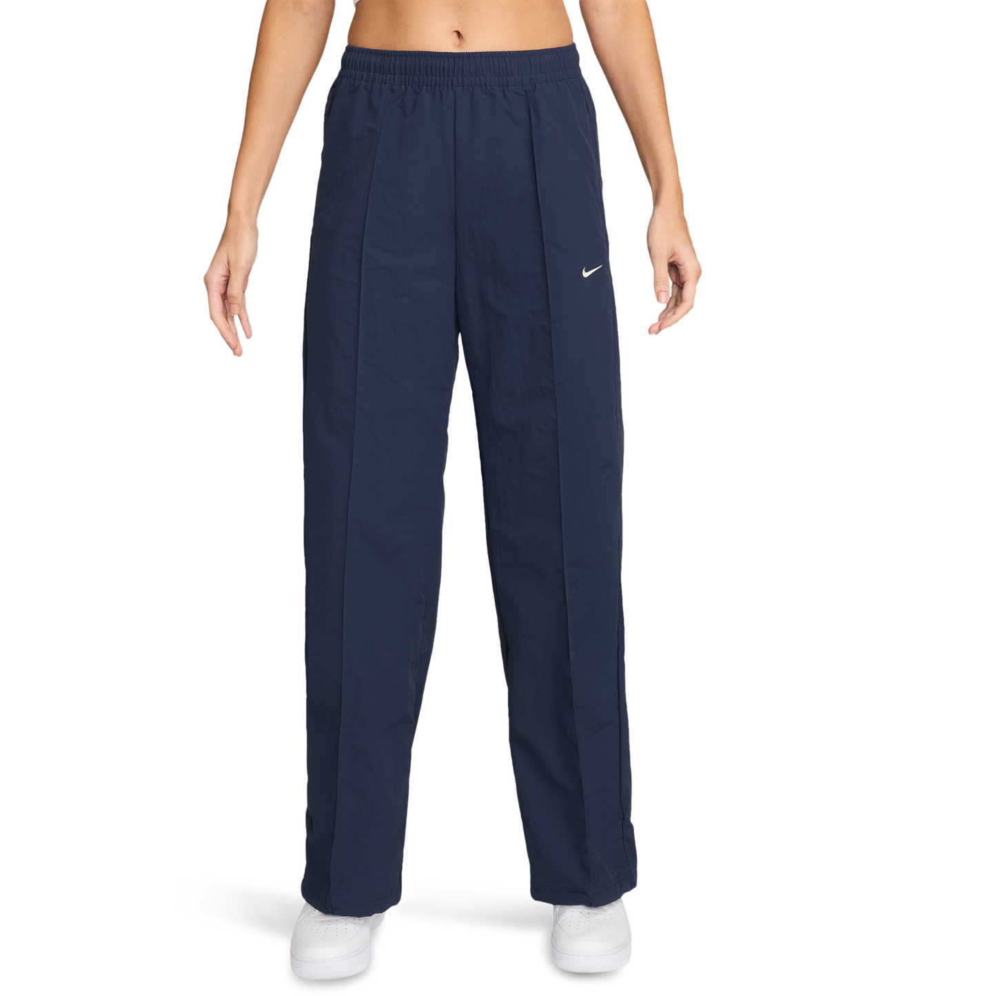 Nike Trend Woven Mid Rise Pants - Women's - Midnight Navy/Sail