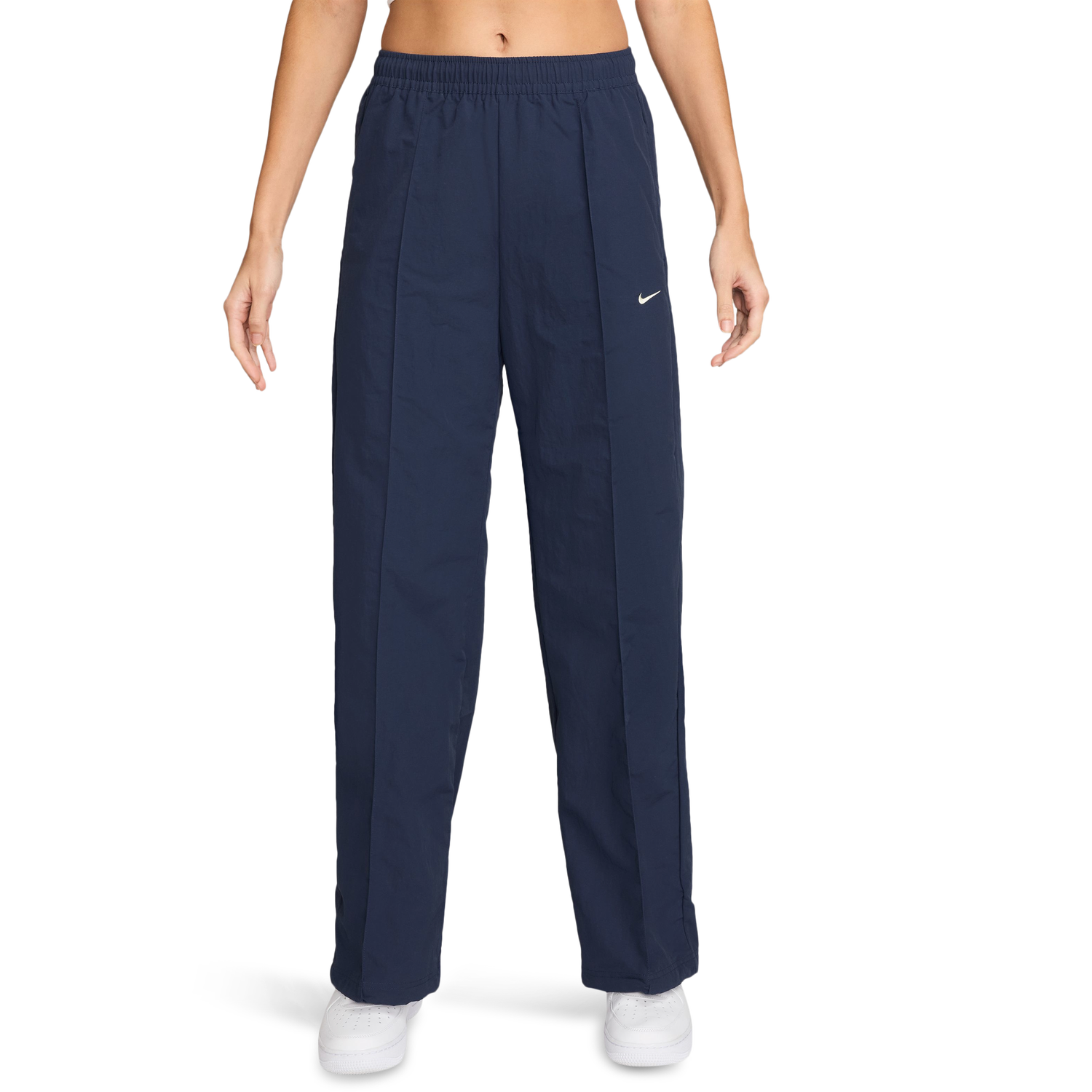 Nike Trend Woven Mid Rise Pants - Women's - Midnight Navy/Sail