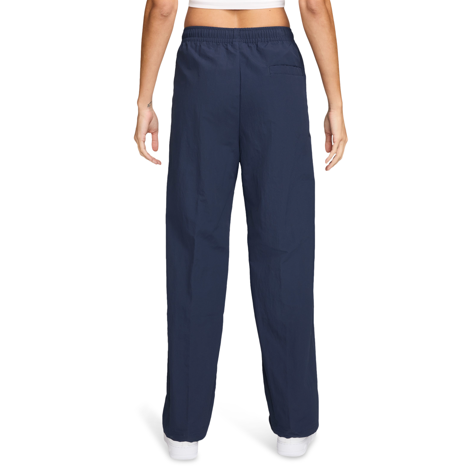 Nike Trend Woven Mid Rise Pants - Women's - Midnight Navy/Sail