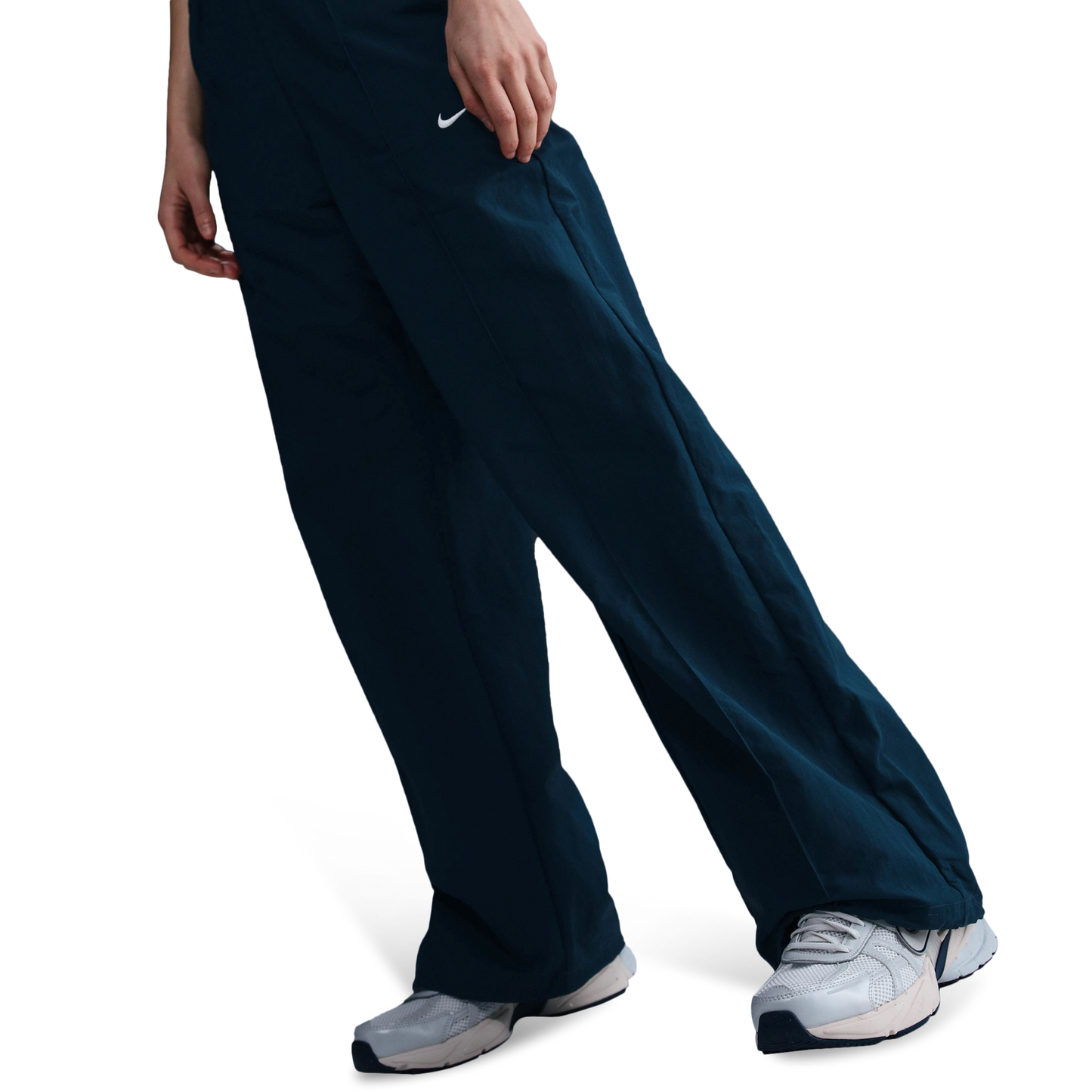 Nike Trend Woven Mid Rise Pants - Women's - Armory Navy/White
