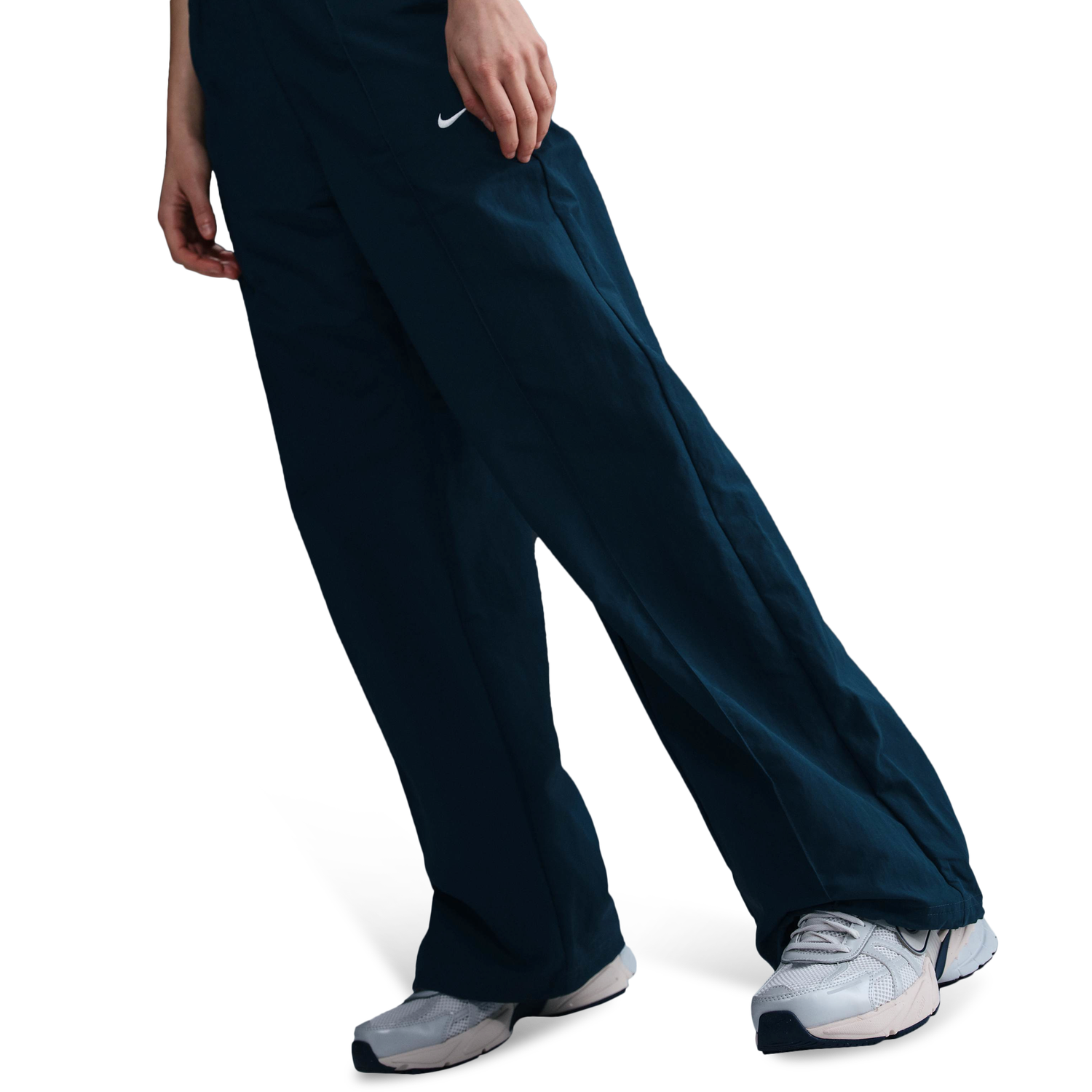 Nike Trend Woven Mid Rise Pants - Women's - Armory Navy/White