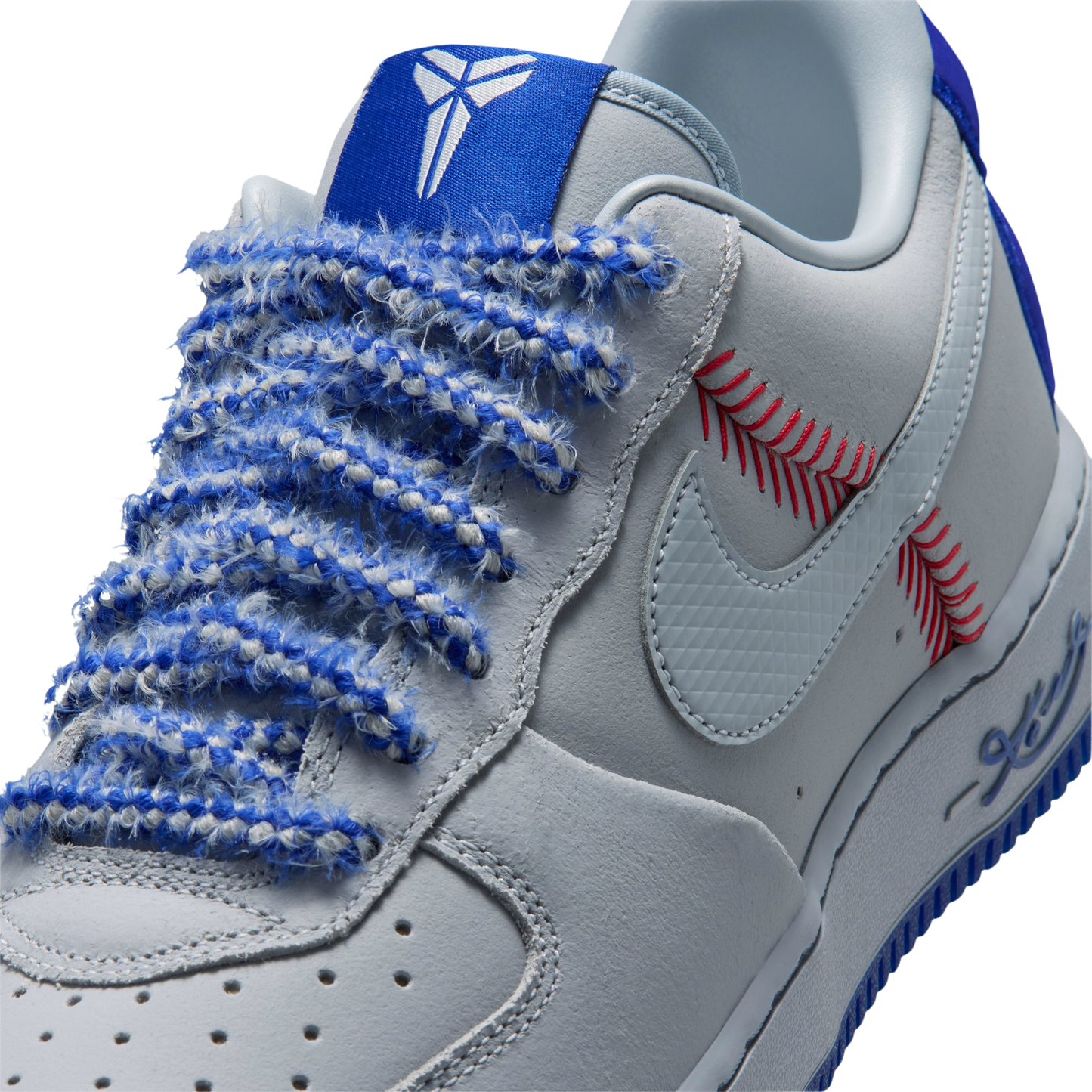 Nike Air Force 1 Kobe Protro Low - Men's - Wolf Grey/Wolf Grey/Rush Blue