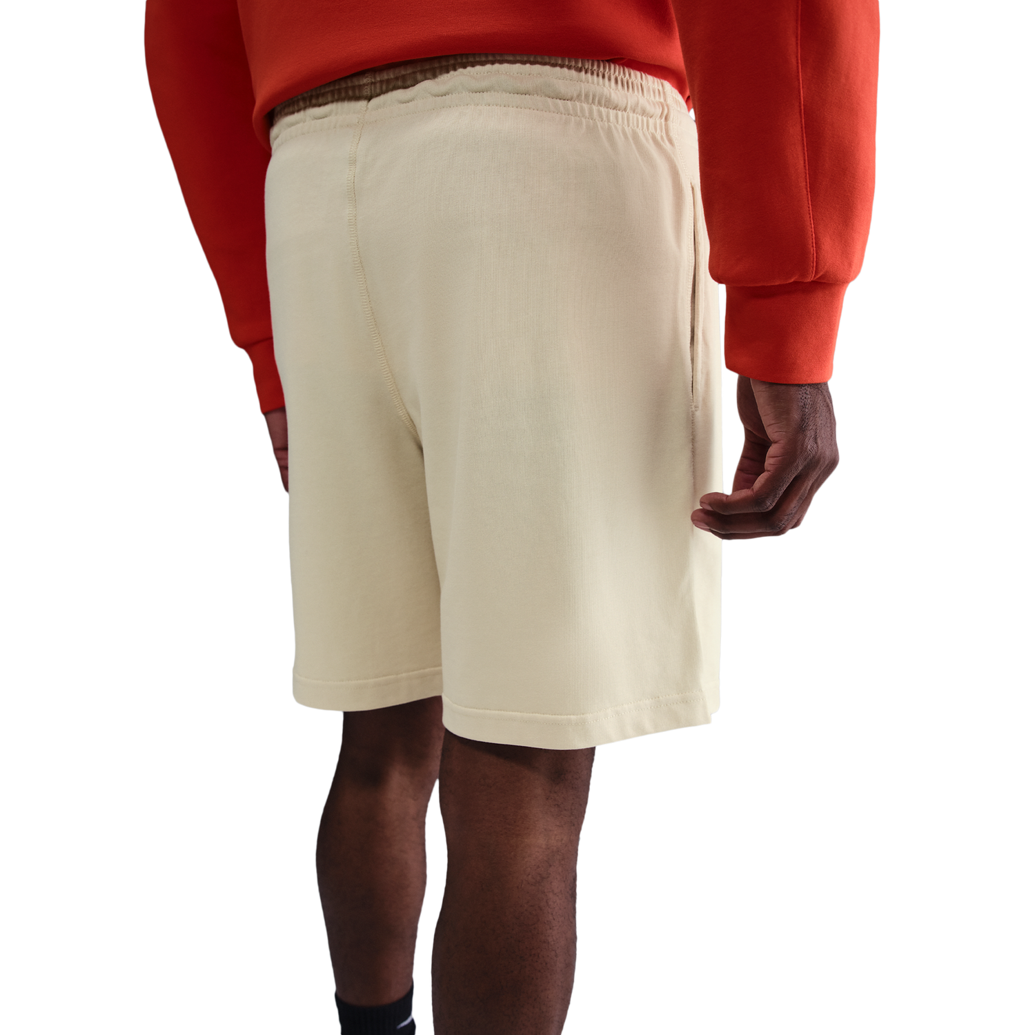 Nike Club Knit Shorts - Men's - Lt Khaki/White
