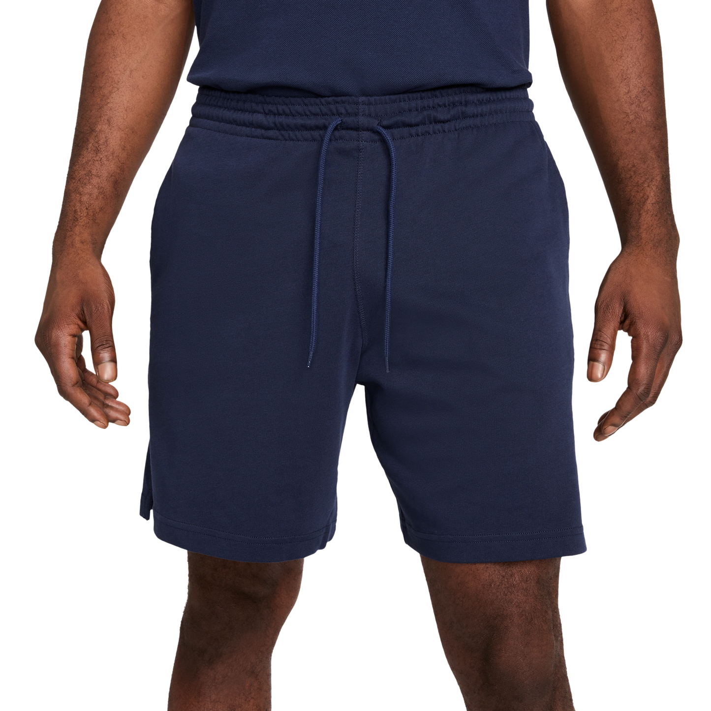 Nike Club Knit Shorts - Men's - Obsidian/White