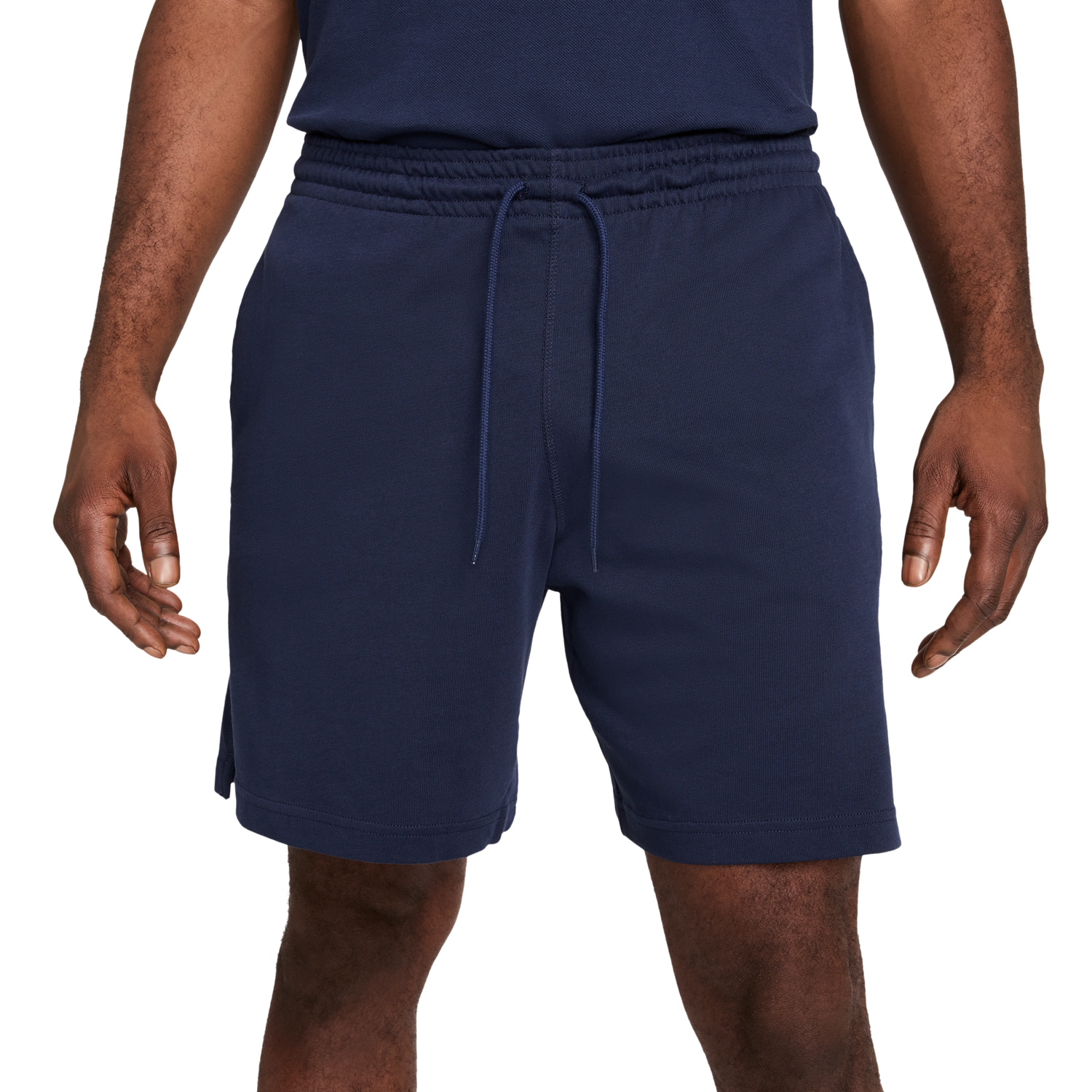 Nike Club Knit Shorts - Men's - Obsidian/White