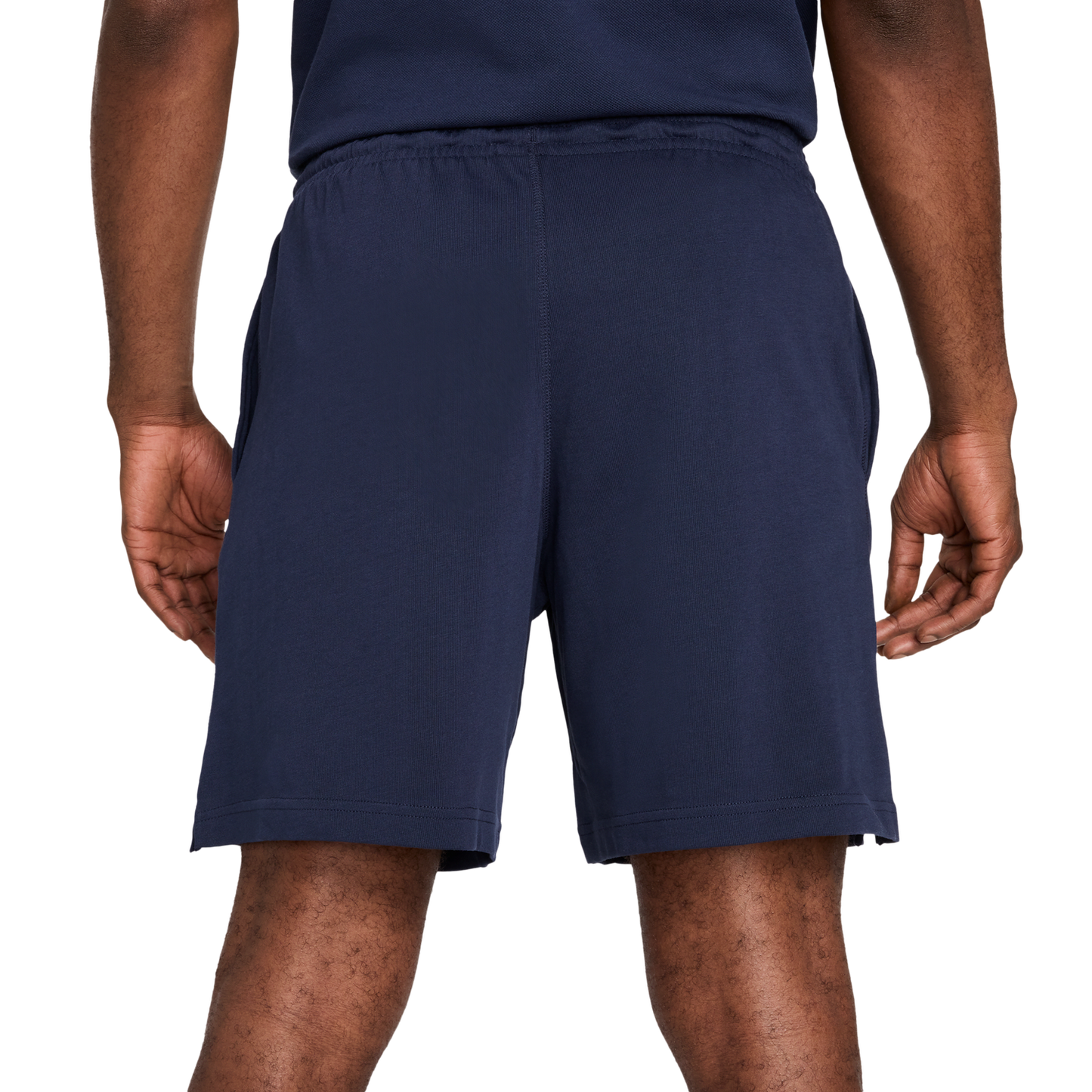 Nike Club Knit Shorts - Men's - Obsidian/White