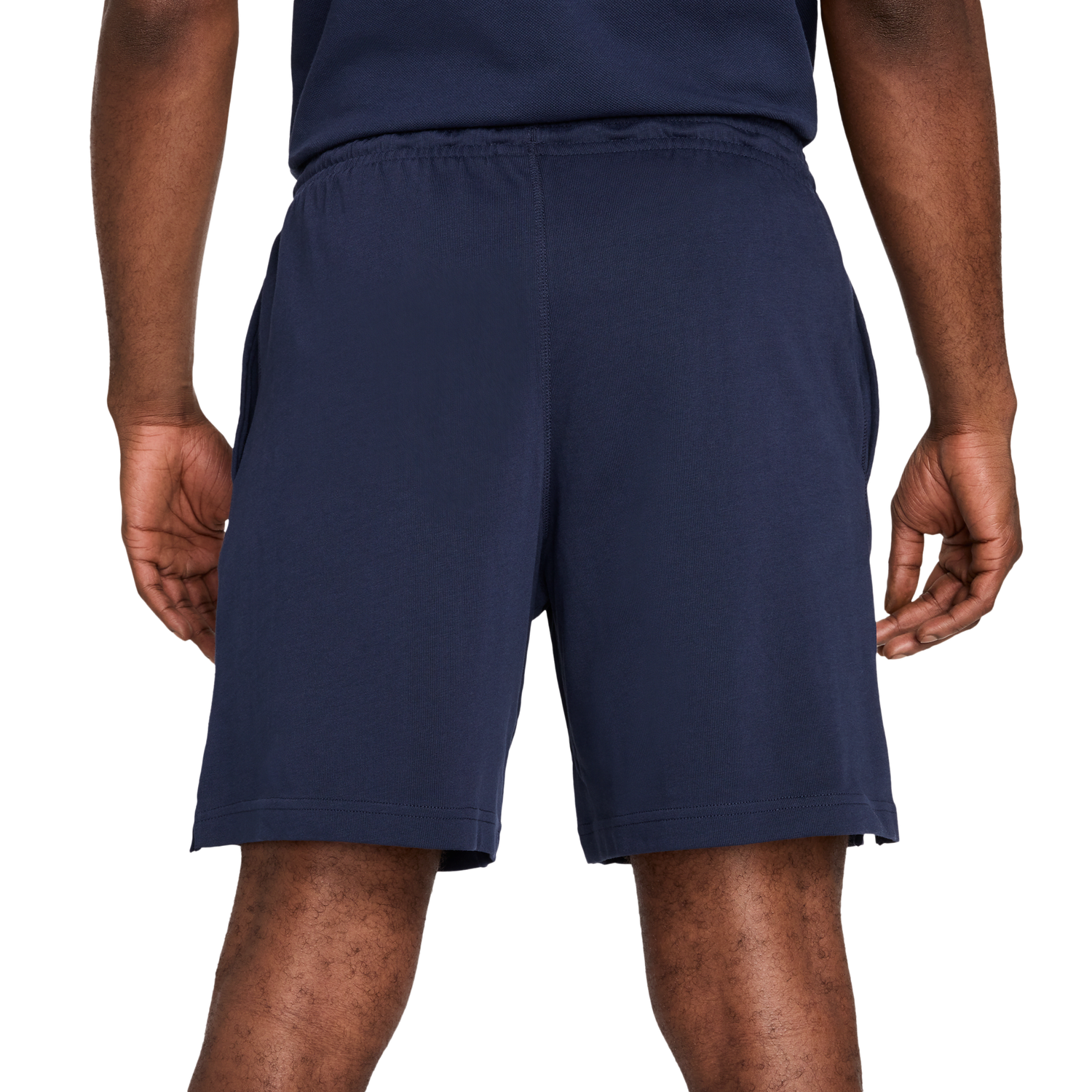 Nike Club Knit Shorts - Men's - Obsidian/White