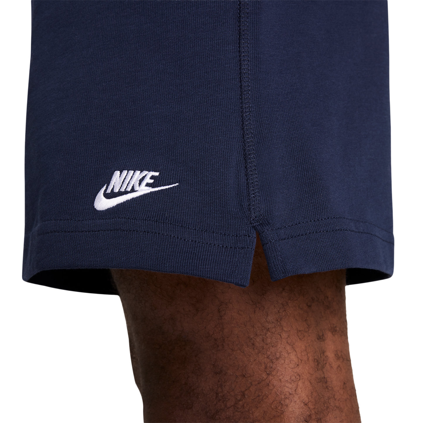 Nike Club Knit Shorts - Men's - Obsidian/White