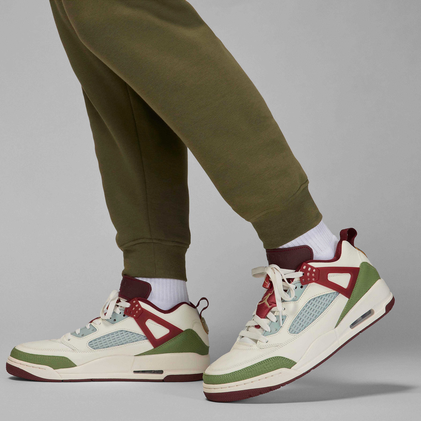 Jordan Essential JD Air Stretch Fleece Pants - Men's - Medium Olive