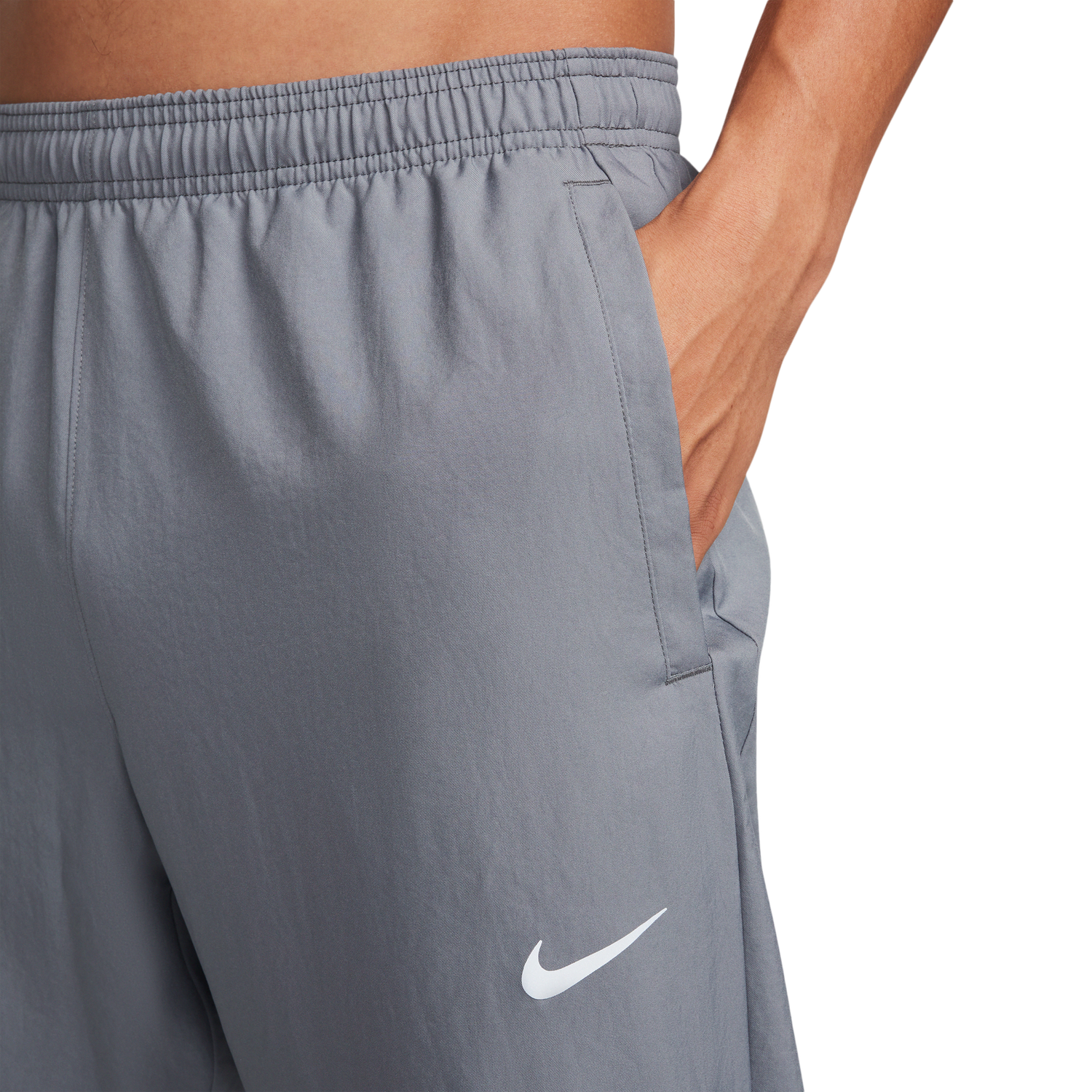 Nike Dri-FIT Challenger Woven Pant - Men's - Smoke Grey/Black/Reflective Silv
