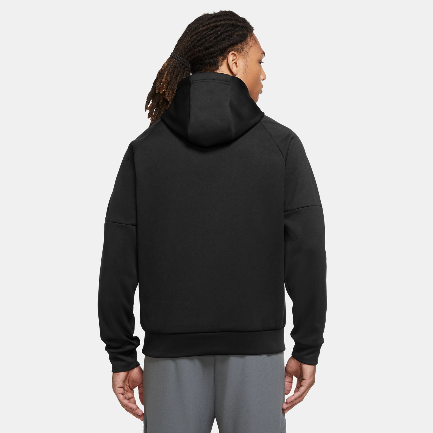 Nike Therma Fleece Pullover Hoodie - Men's - Black/Black/White