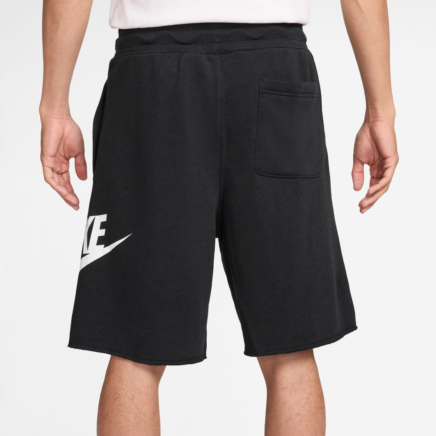 Nike Club Alumni FT Shorts - Men's - Black/Black/White