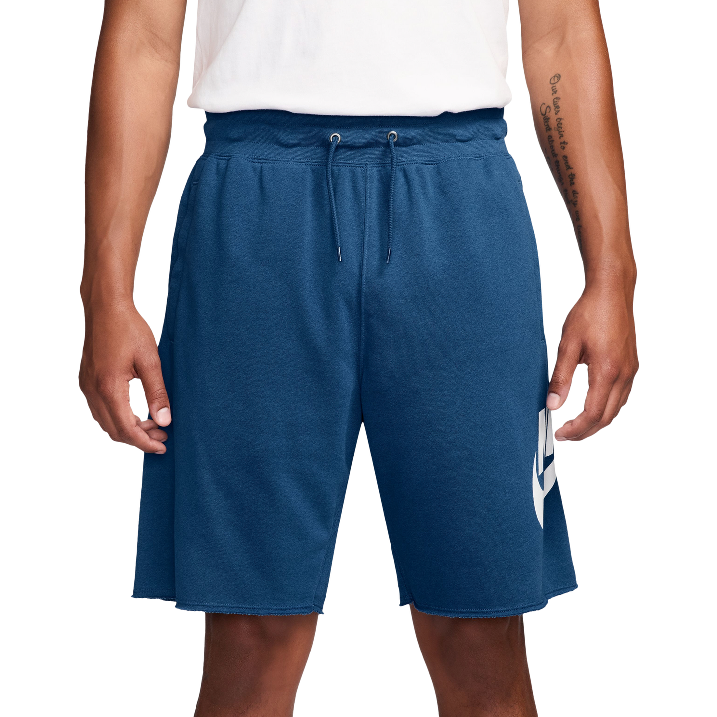 Nike Club Alumni FT Shorts - Men's - Blue/Blue