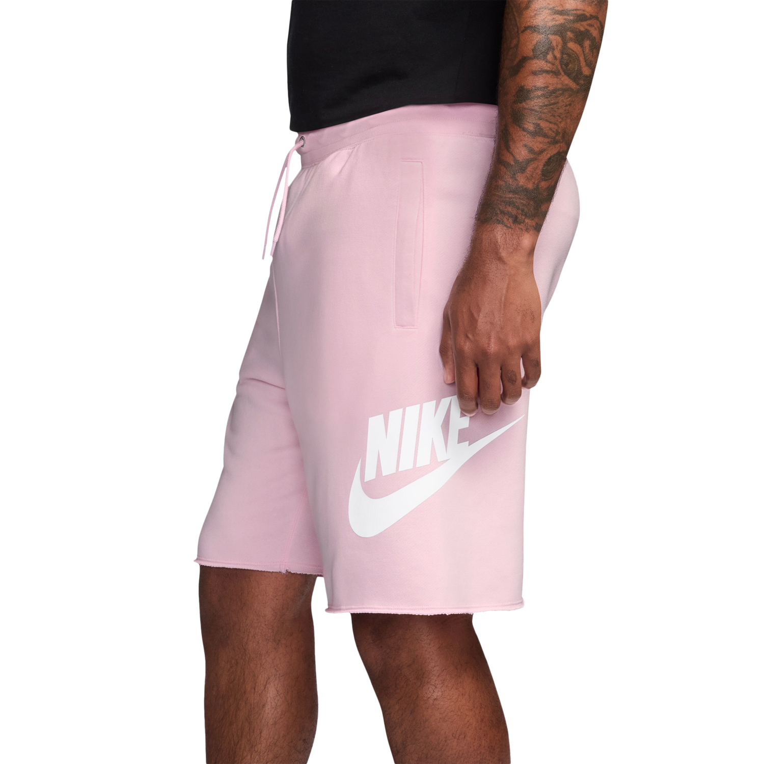 Nike Club Alumni FT Shorts - Men's - Pink/Pink