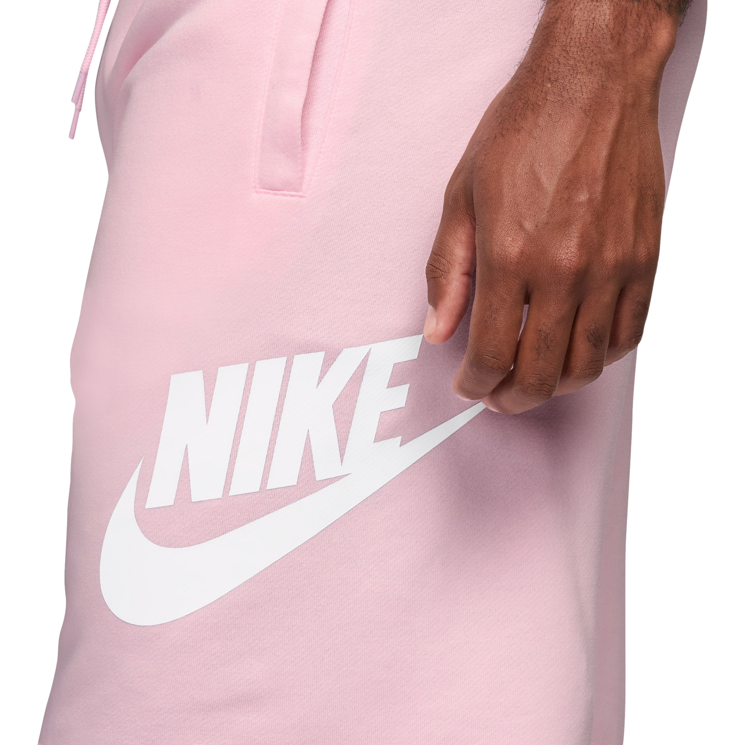 Nike Club Alumni FT Shorts - Men's - Pink/Pink