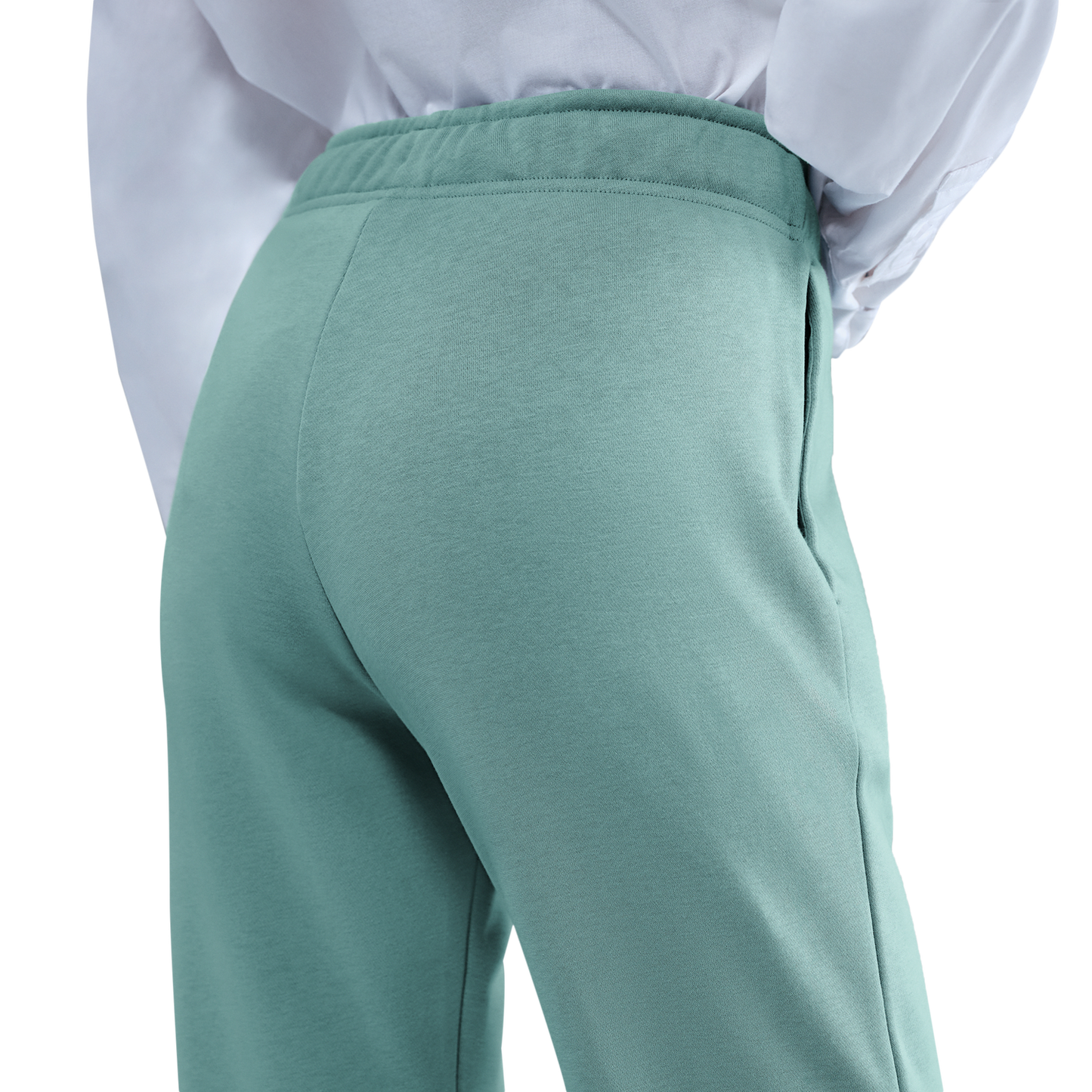 Nike NSW Club Fleece Mid Rise Pant - Women's - Cannon/White