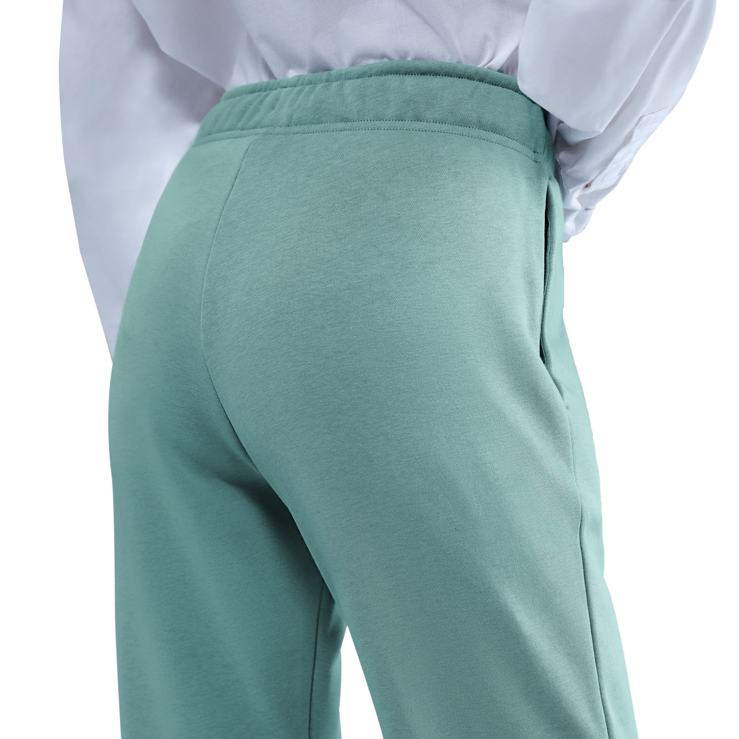 Nike NSW Club Fleece Mid Rise Pant - Women's - Cannon/White
