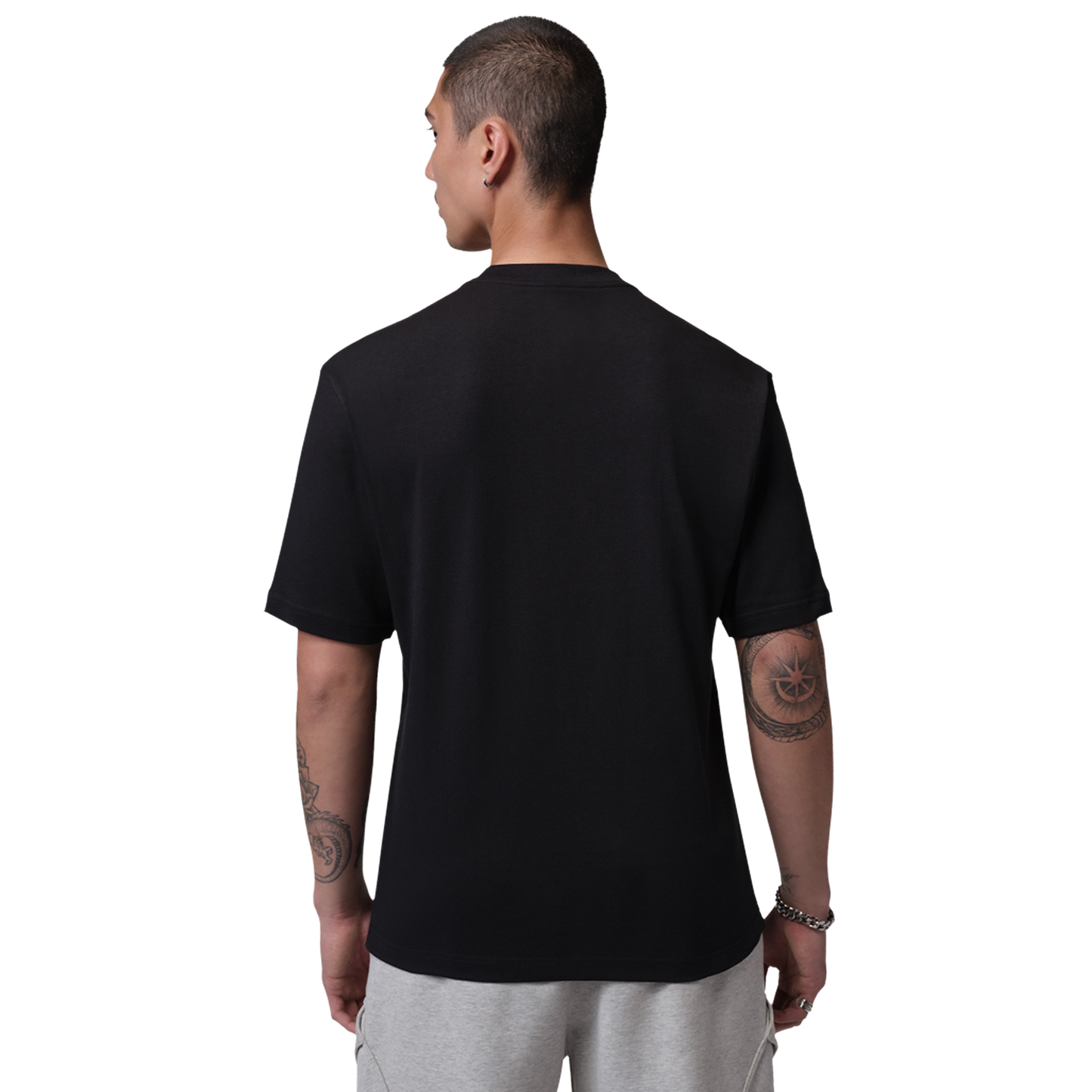 Jordan Technicolor WM Graphic Short Sleeve Crew - Men's - Black