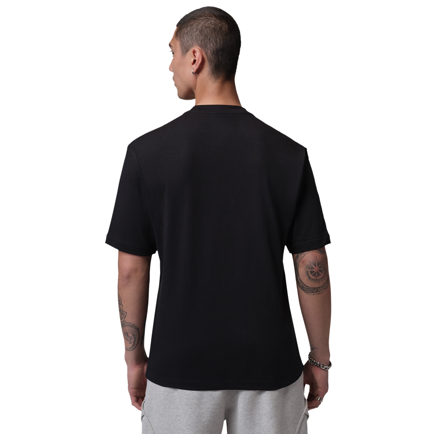 Jordan Technicolor WM Graphic Short Sleeve Crew - Men's - Black