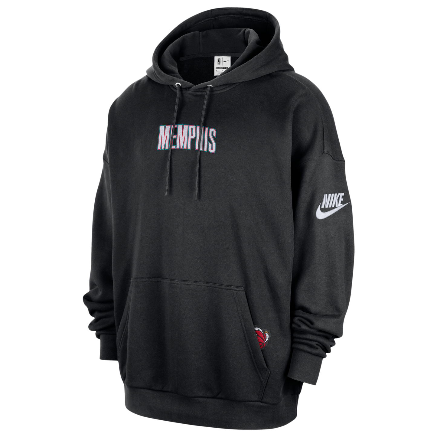 Nike Grizzlies Premium Pullover Hoodie - Men's - Black/Multi