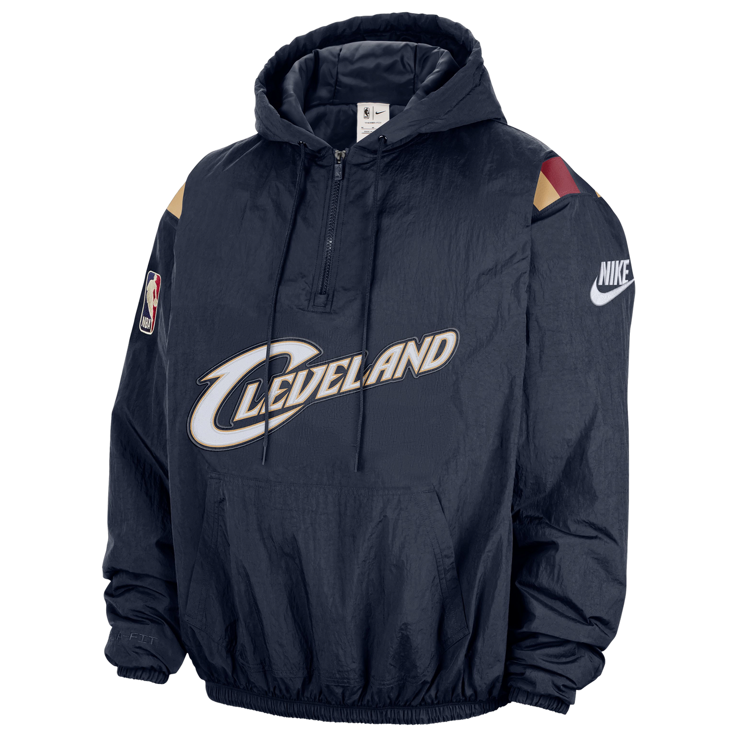 Nike Cavaliers Woven LND Half-Zip Hoodie - Men's - Navy/Multi