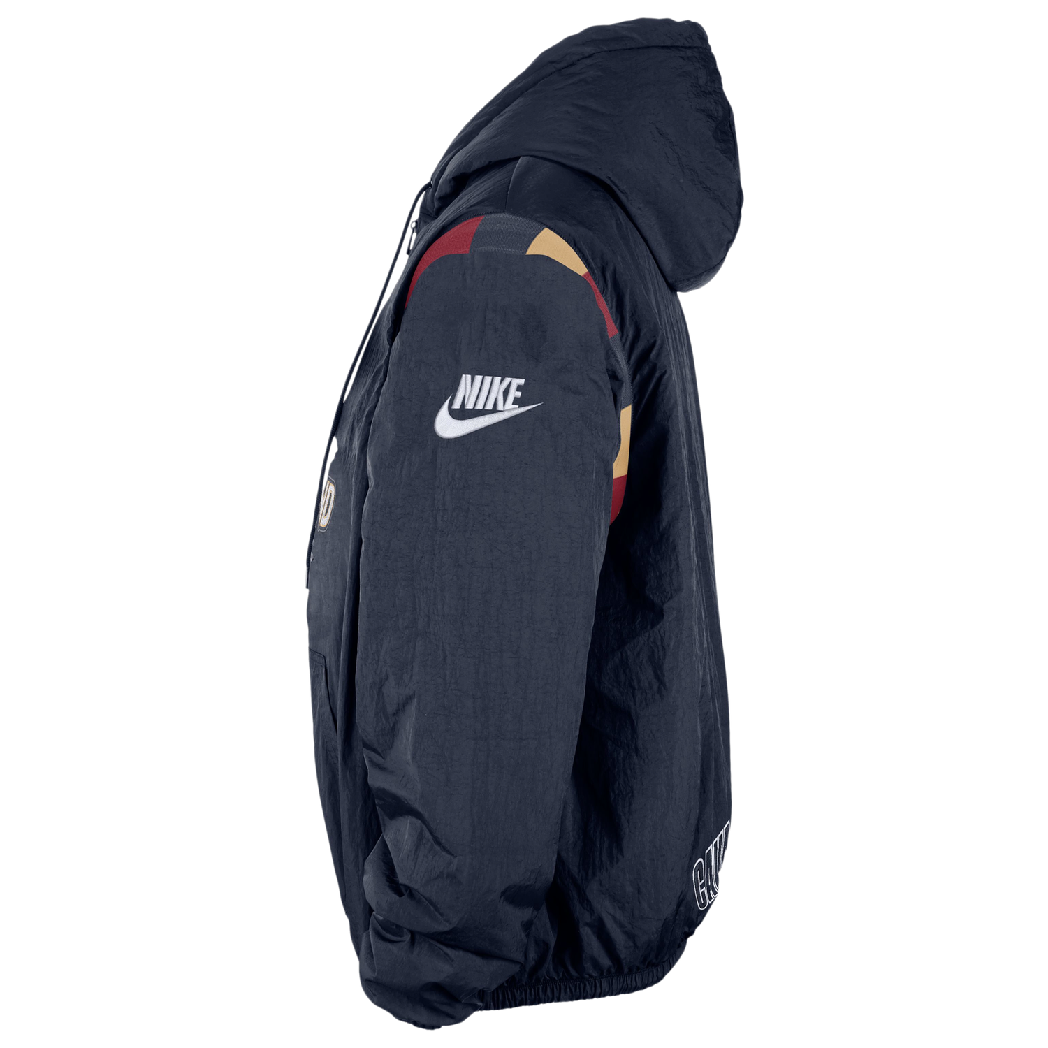 Nike Cavaliers Woven LND Half-Zip Hoodie - Men's - Navy/Multi