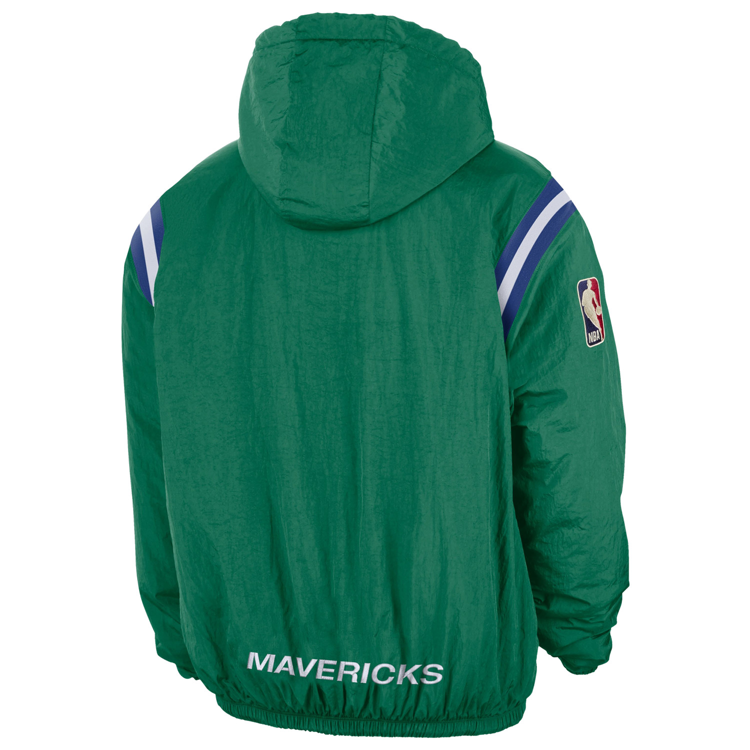 Nike Mavericks Woven LND Half-Zip Hoodie - Men's - Green/Multi