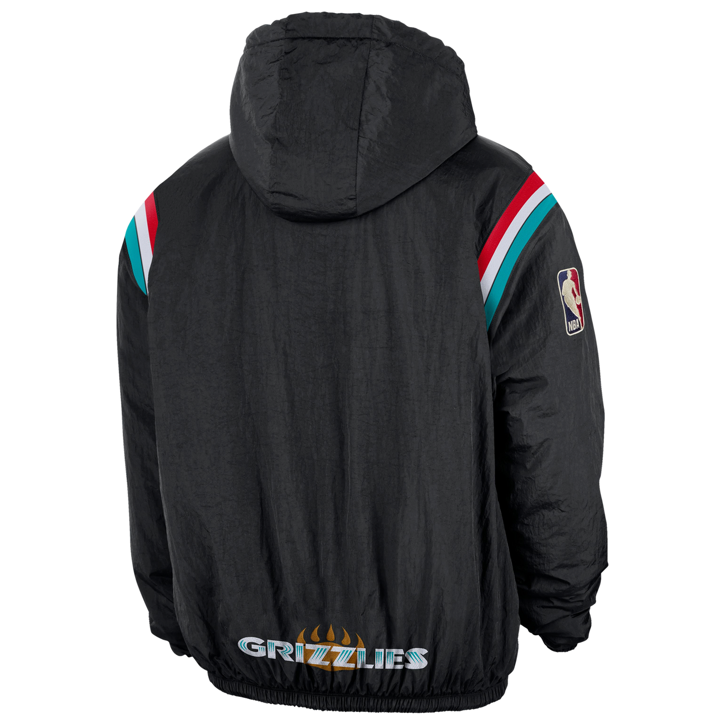 Nike Grizzlies Woven LND Half-Zip Hoodie - Men's - Black/Multi