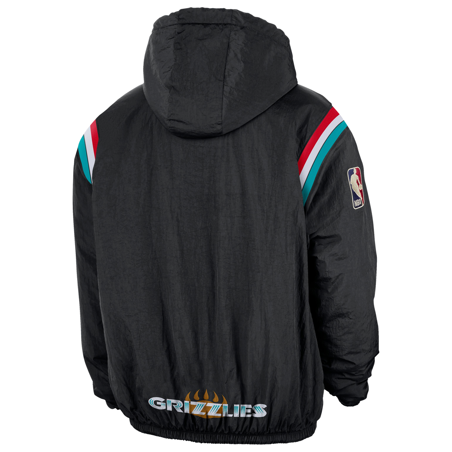 Nike Grizzlies Woven LND Half-Zip Hoodie - Men's - Black/Multi