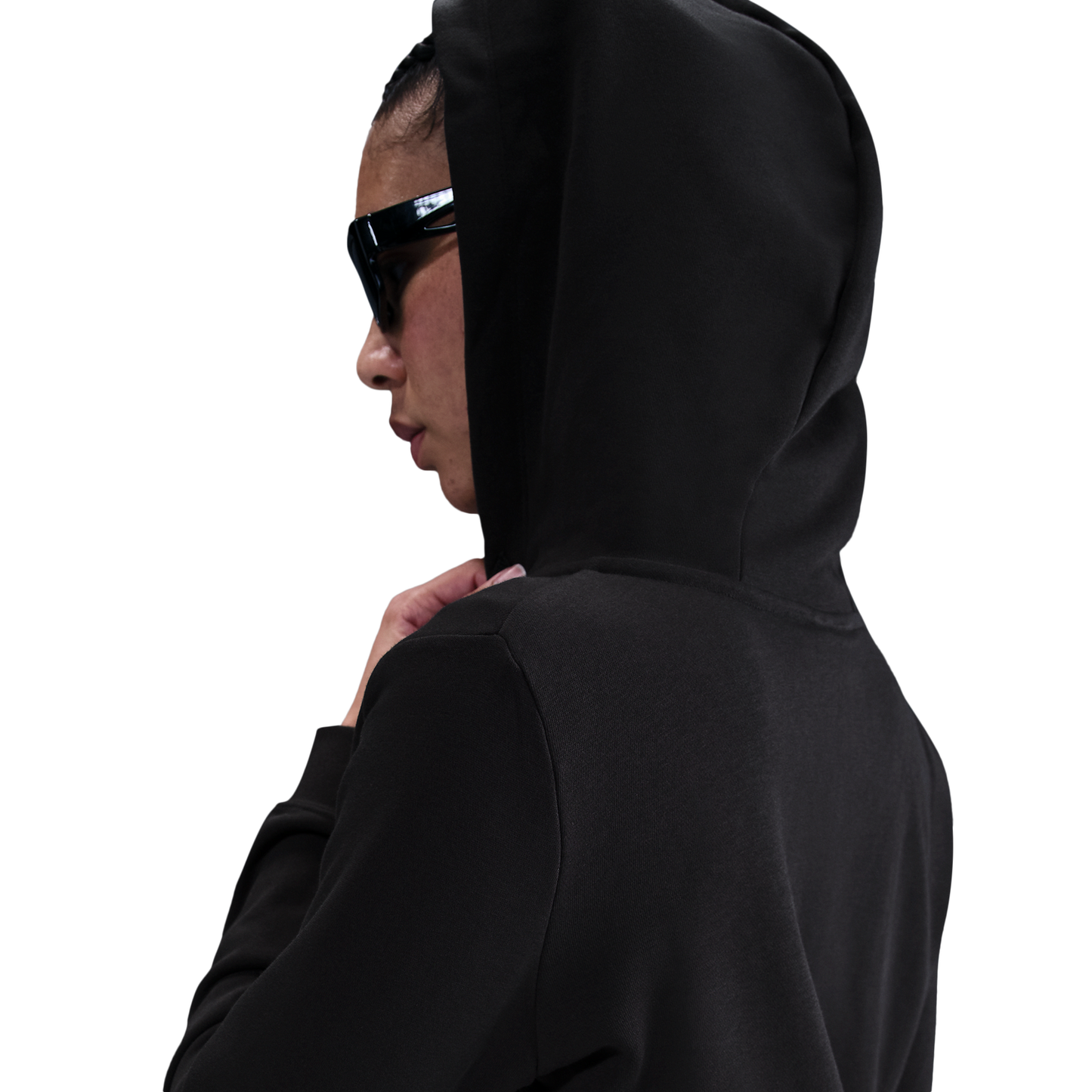 Nike NSW Club Fleece FZ Hoodie - Women's - White/Black