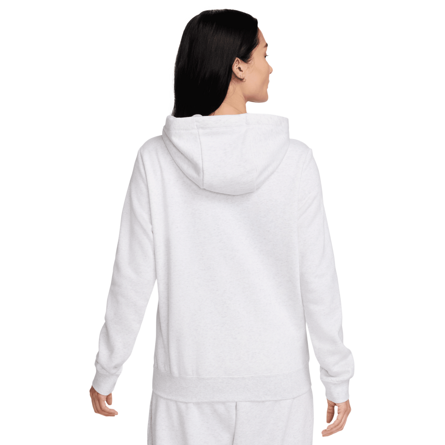 Nike NSW Club Fleece FZ Hoodie - Women's - Birch Heather/Black