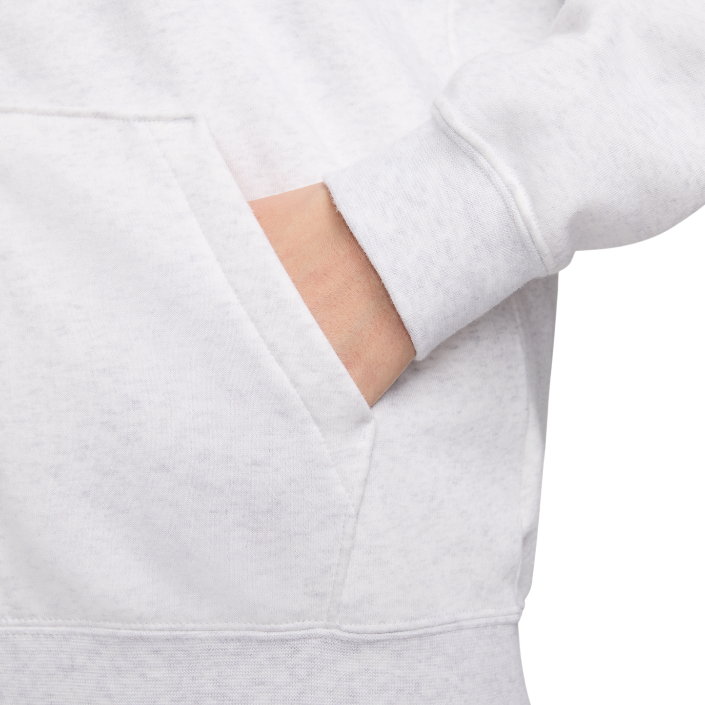 Nike NSW Club Fleece FZ Hoodie - Women's - Birch Heather/Black