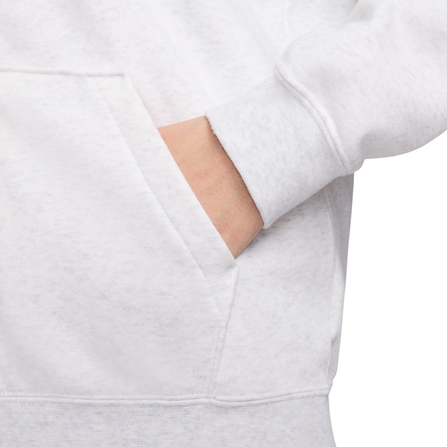 Nike NSW Club Fleece FZ Hoodie - Women's - Birch Heather/Black