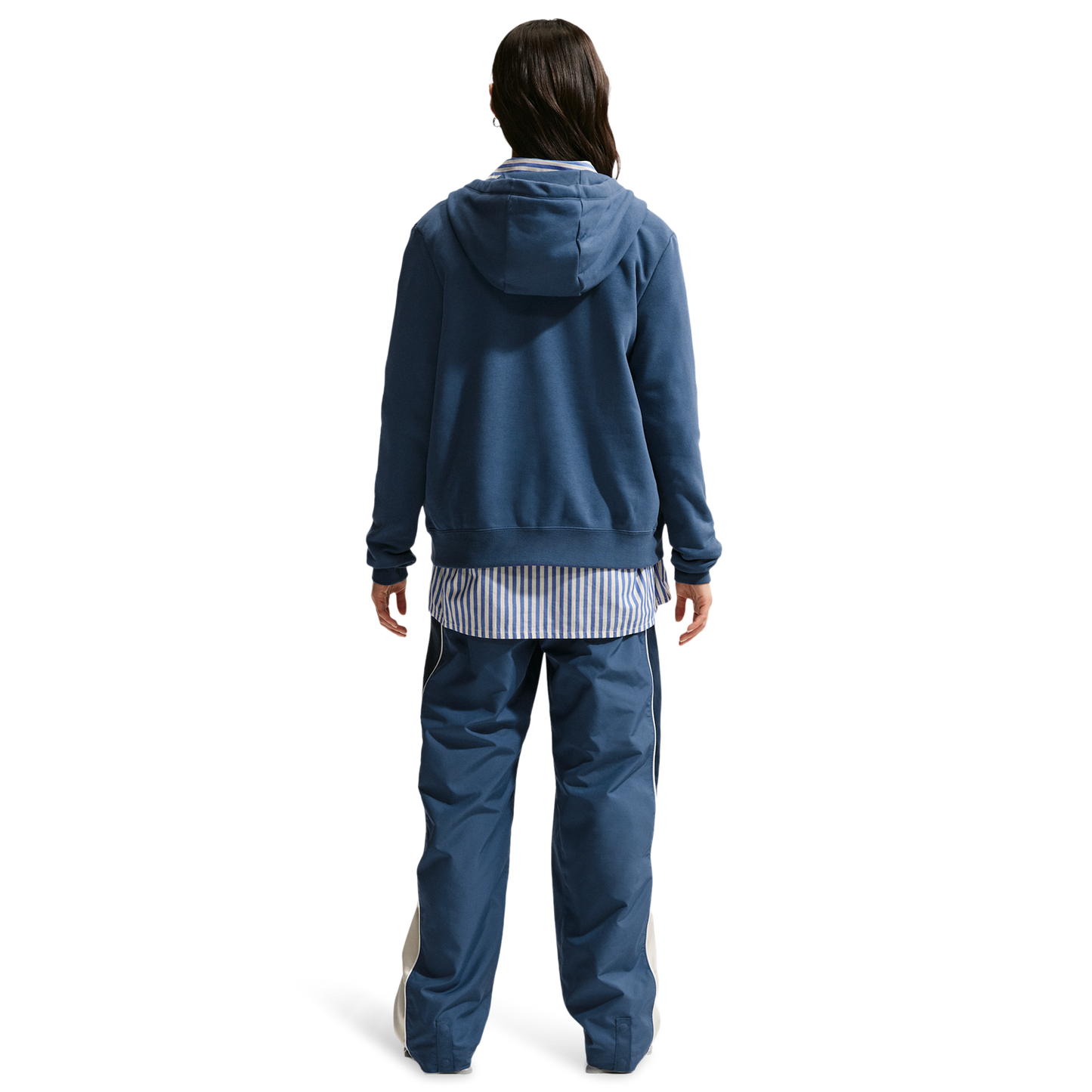 Nike NSW Club Fleece FZ Hoodie - Women's - Mystic Navy/White