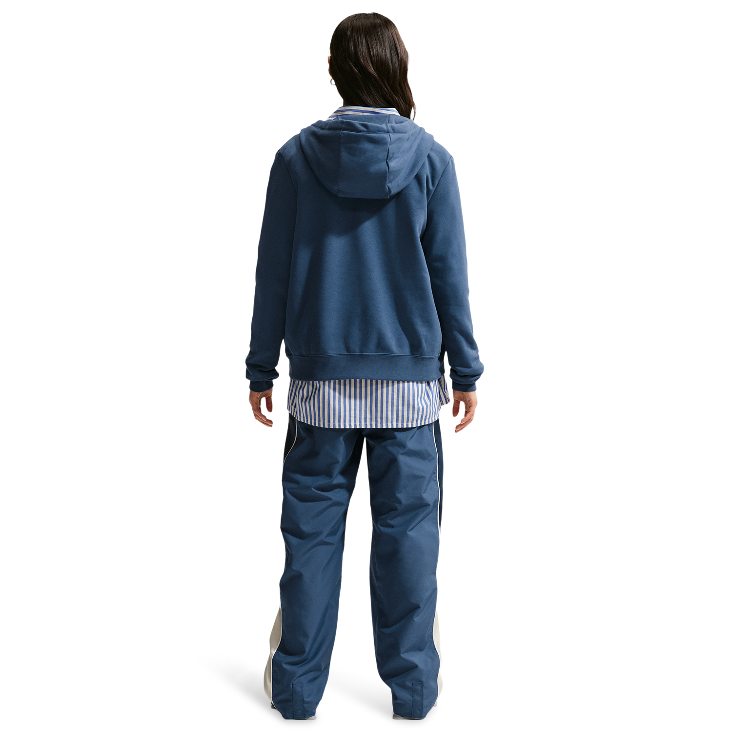 Nike NSW Club Fleece FZ Hoodie - Women's - Mystic Navy/White