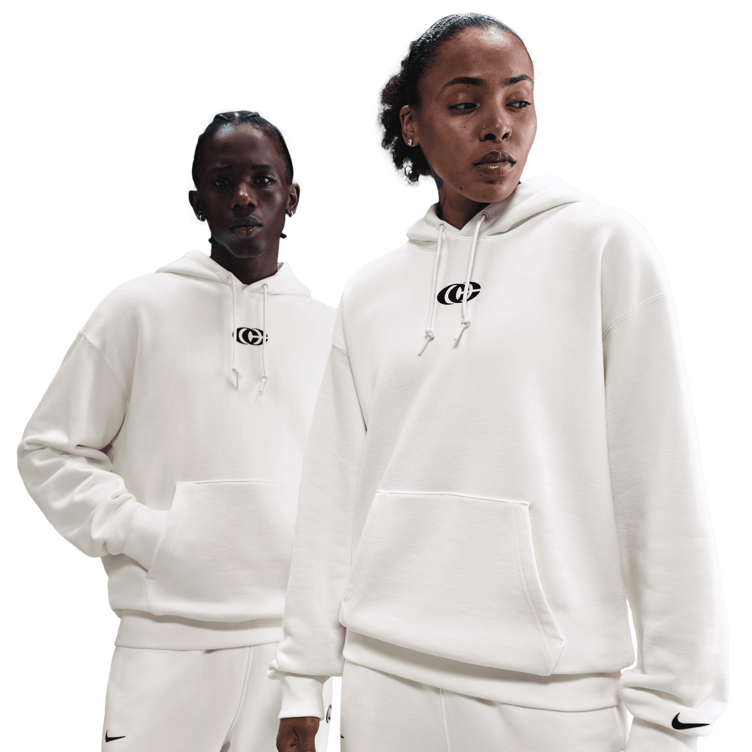 Nike Caitlin Clark U Premium Fleece Pullover Hoodie - Women's - Sail/Sail